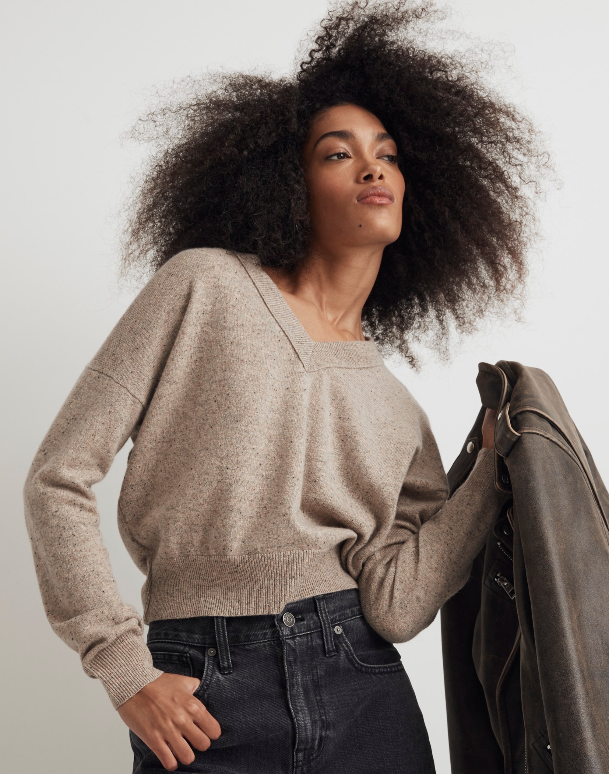 (Re)sponsible Cashmere V-Neck Sweater