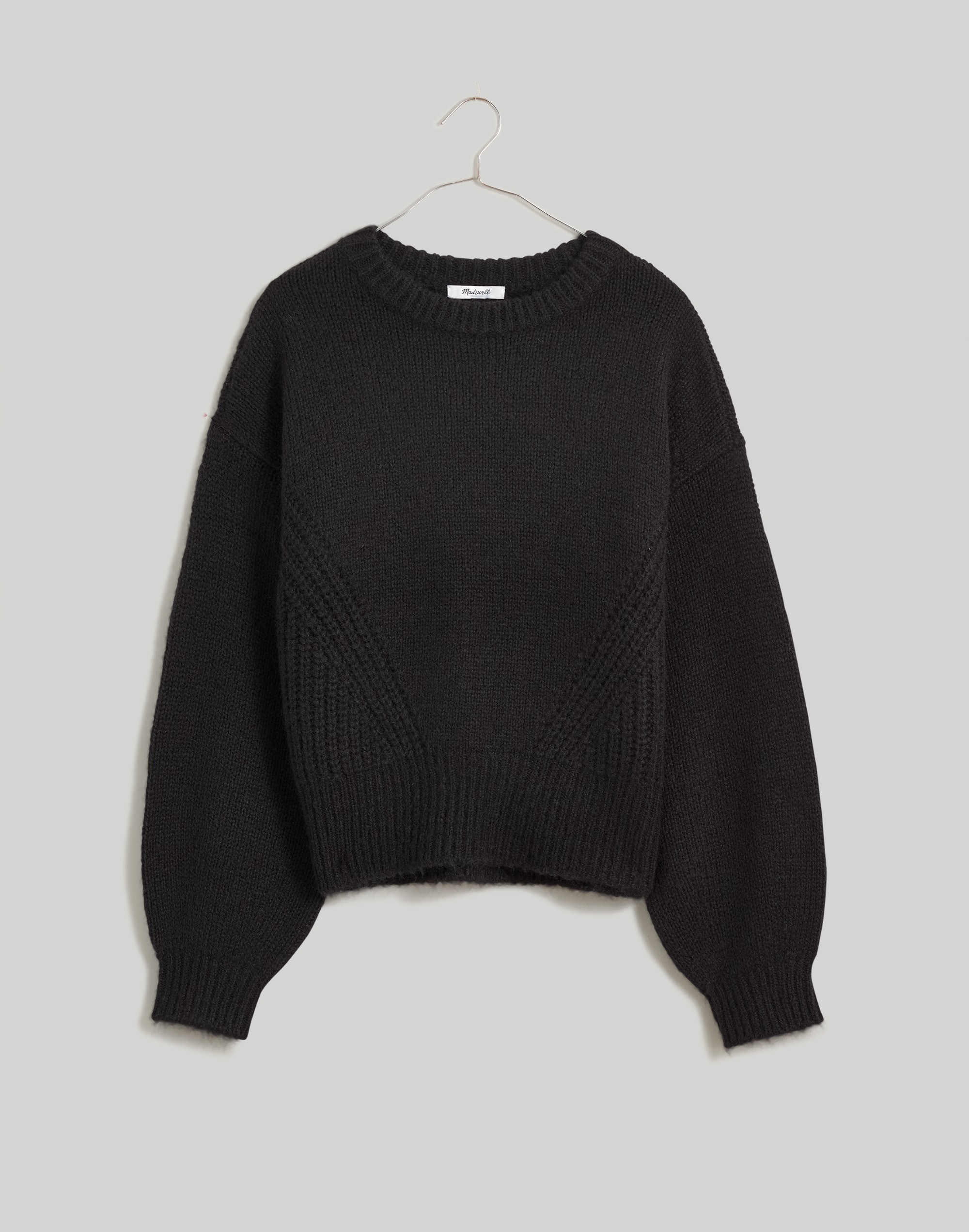 Wool-Blend Wedge Sweater