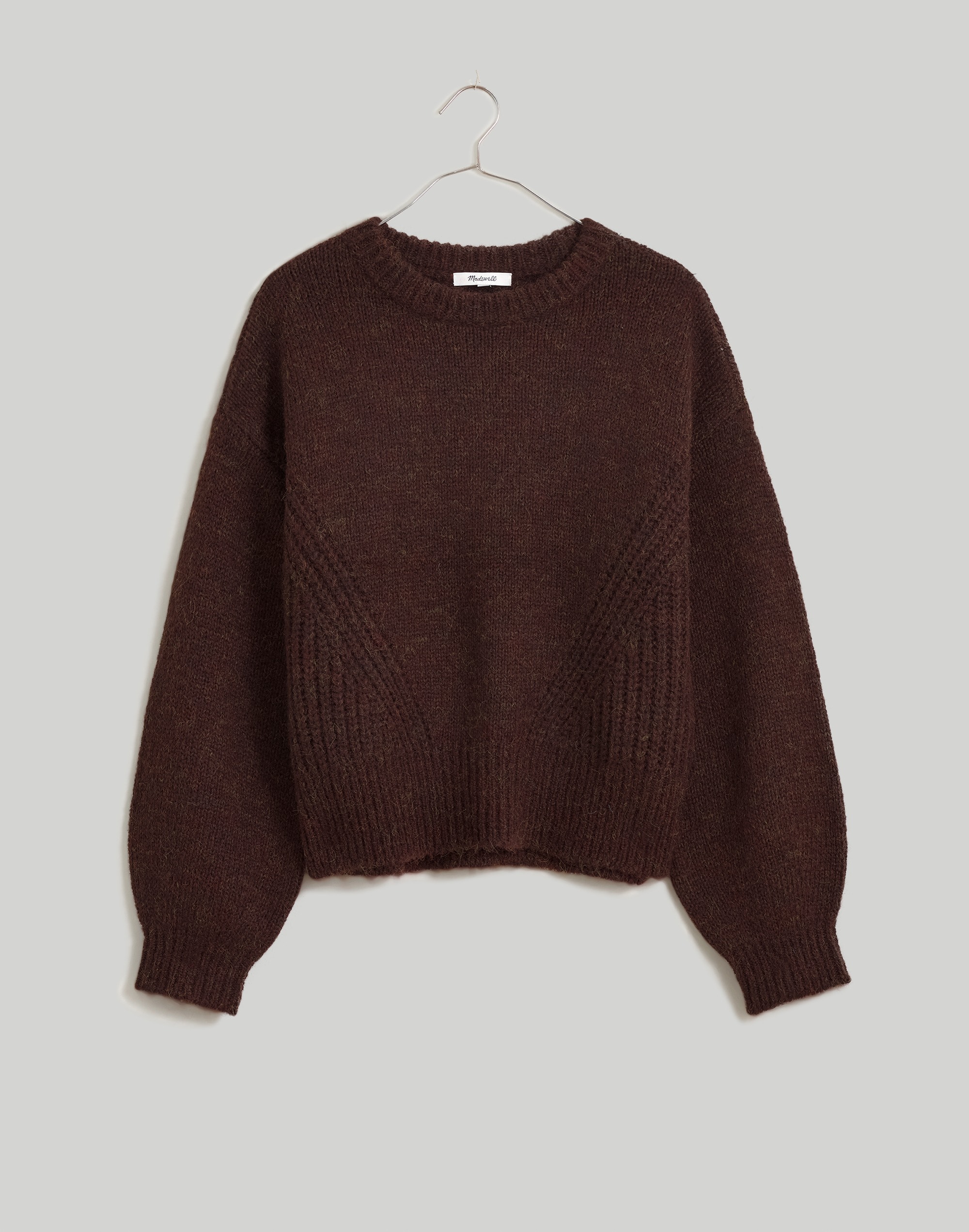 Wool-Blend Wedge Sweater