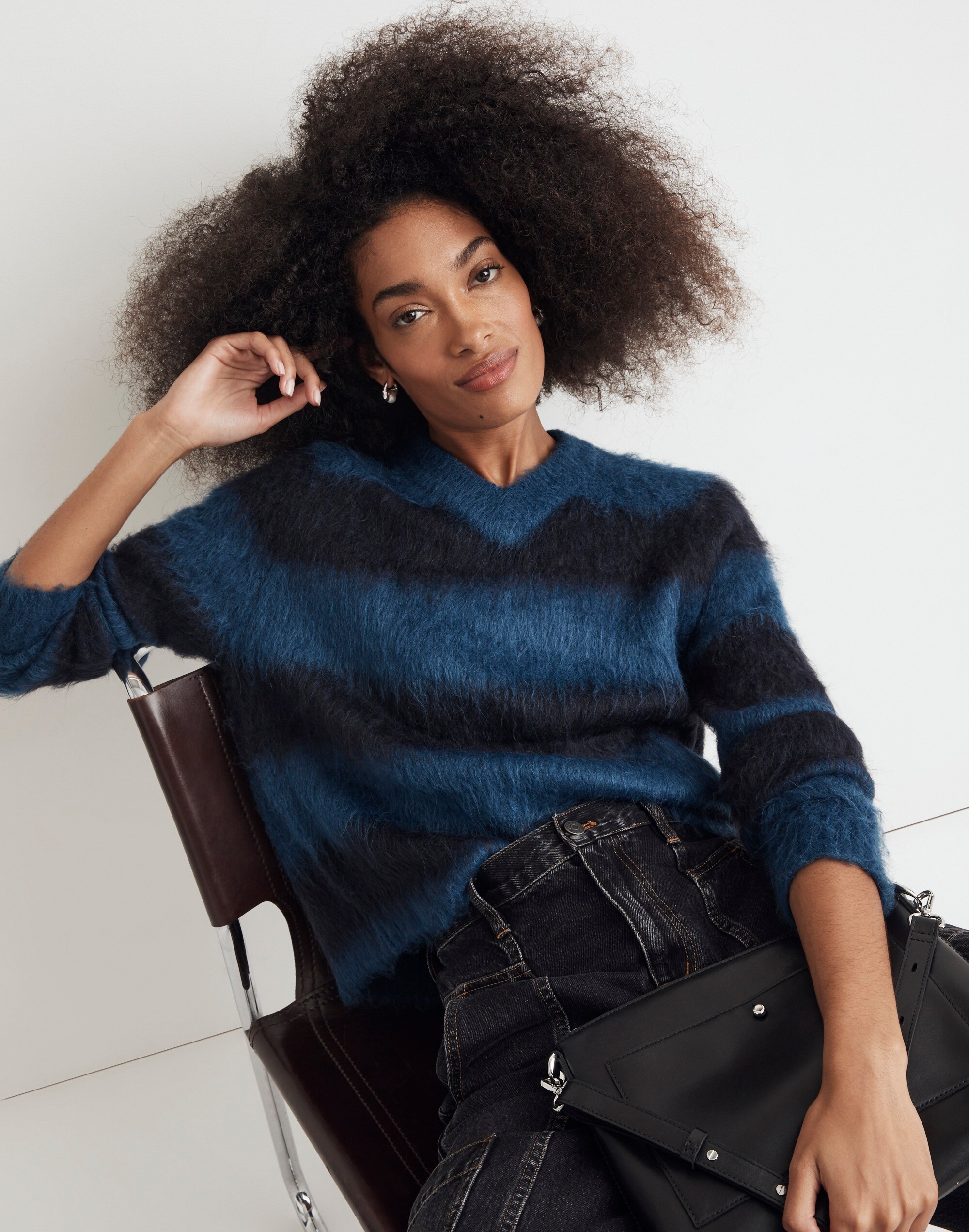 Brushed V-Neck Sweater