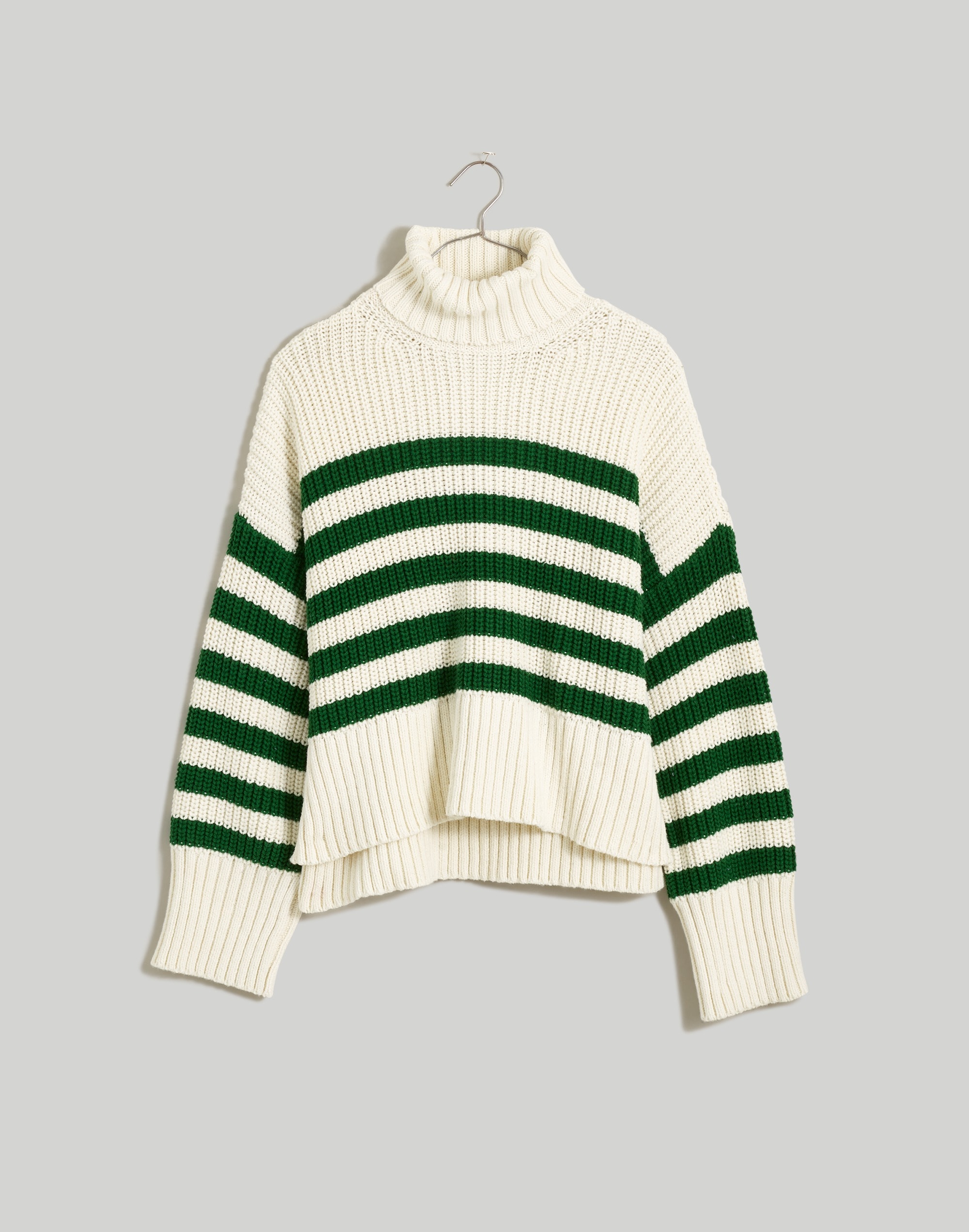 Wide Rib Turtleneck Sweater