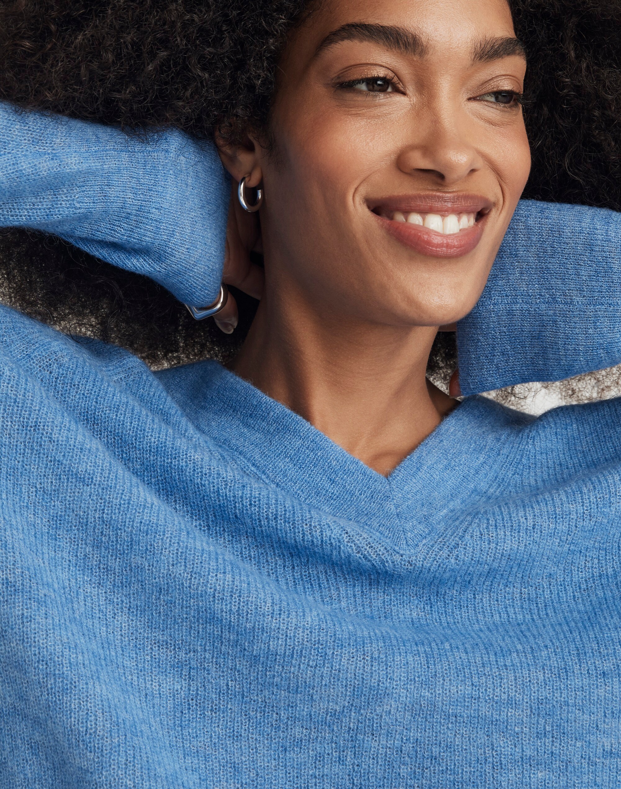 Rib Alpaca-Blend Oversized Sweater