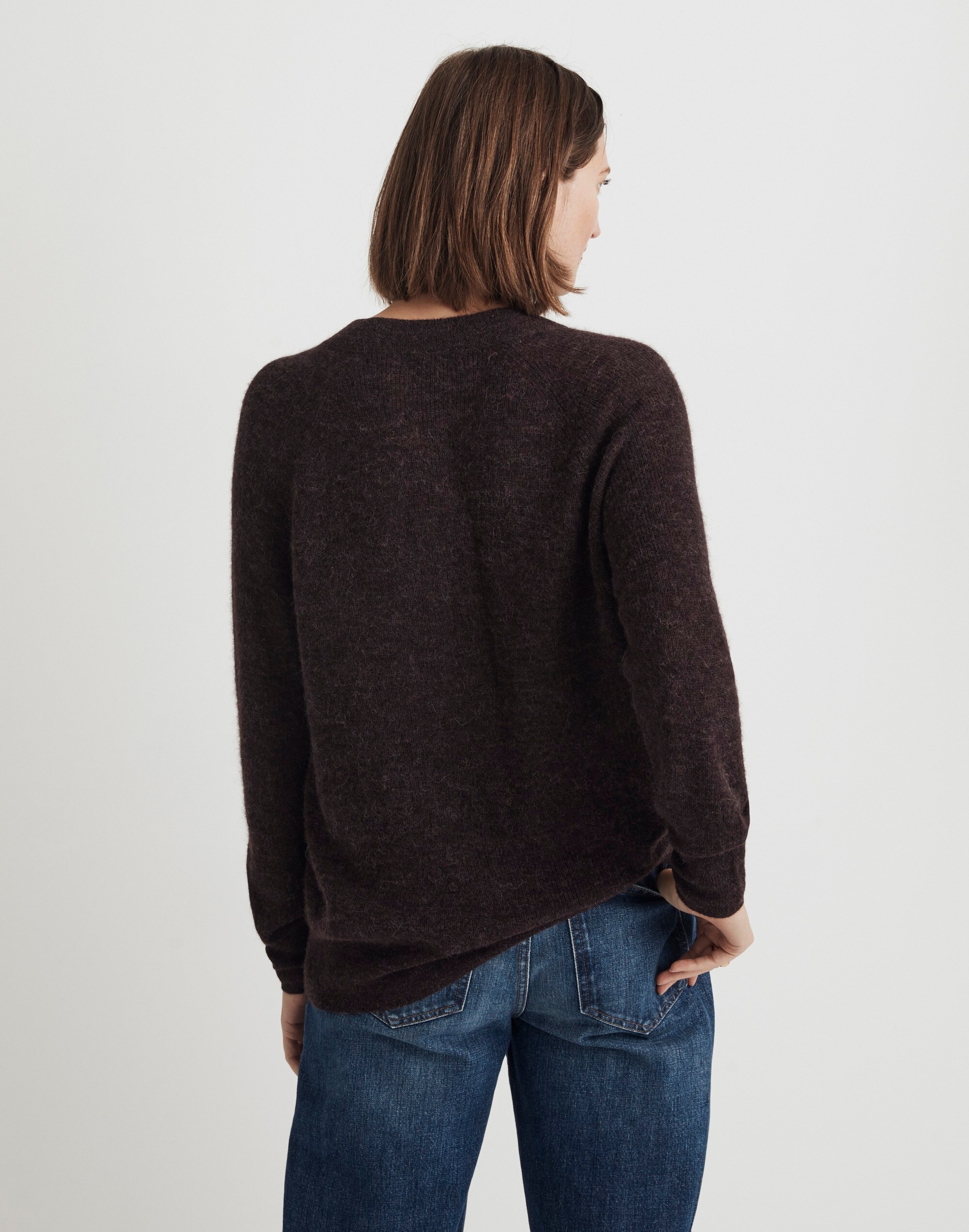Rib Alpaca-Blend Oversized Sweater