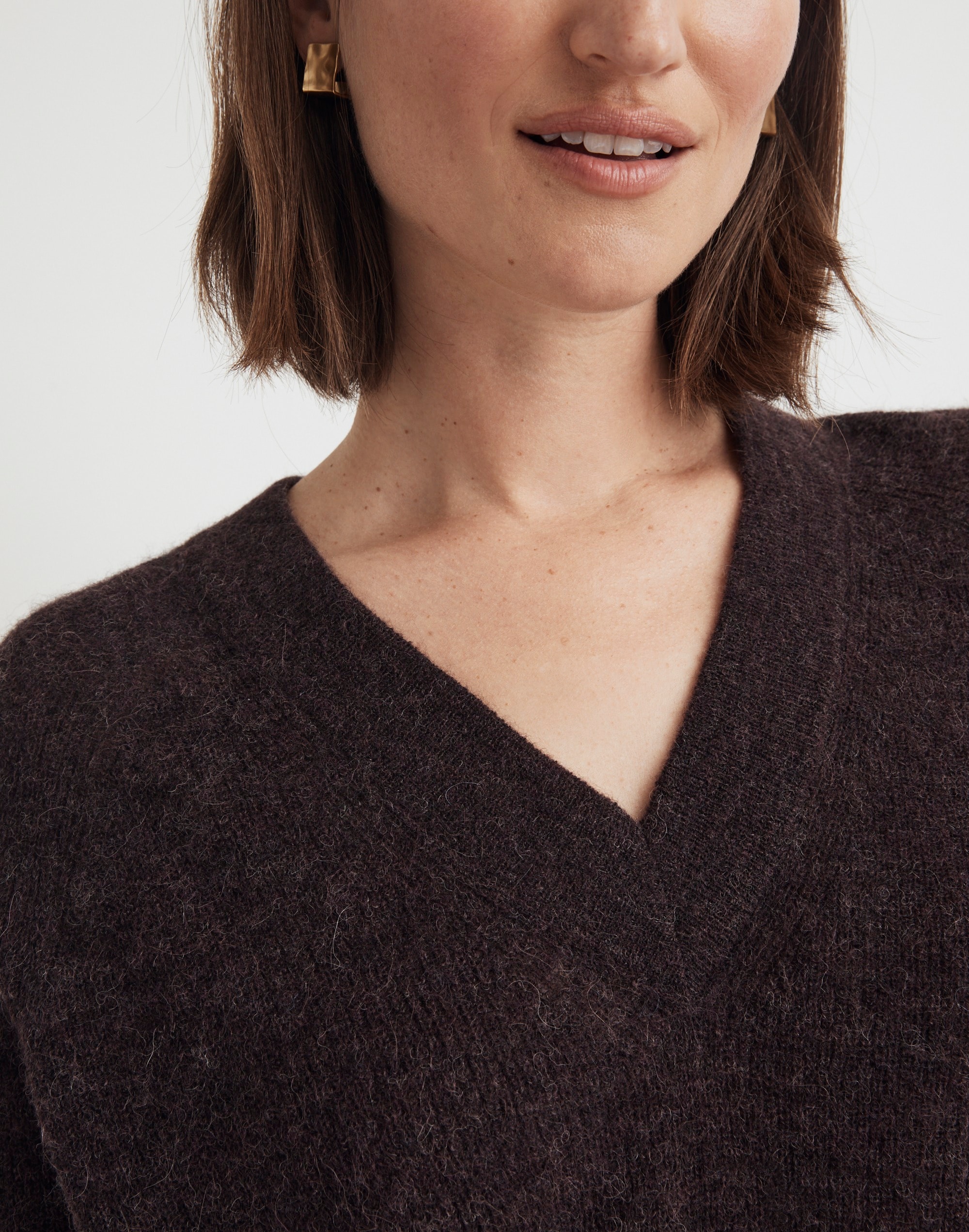 Rib Alpaca-Blend Oversized Sweater