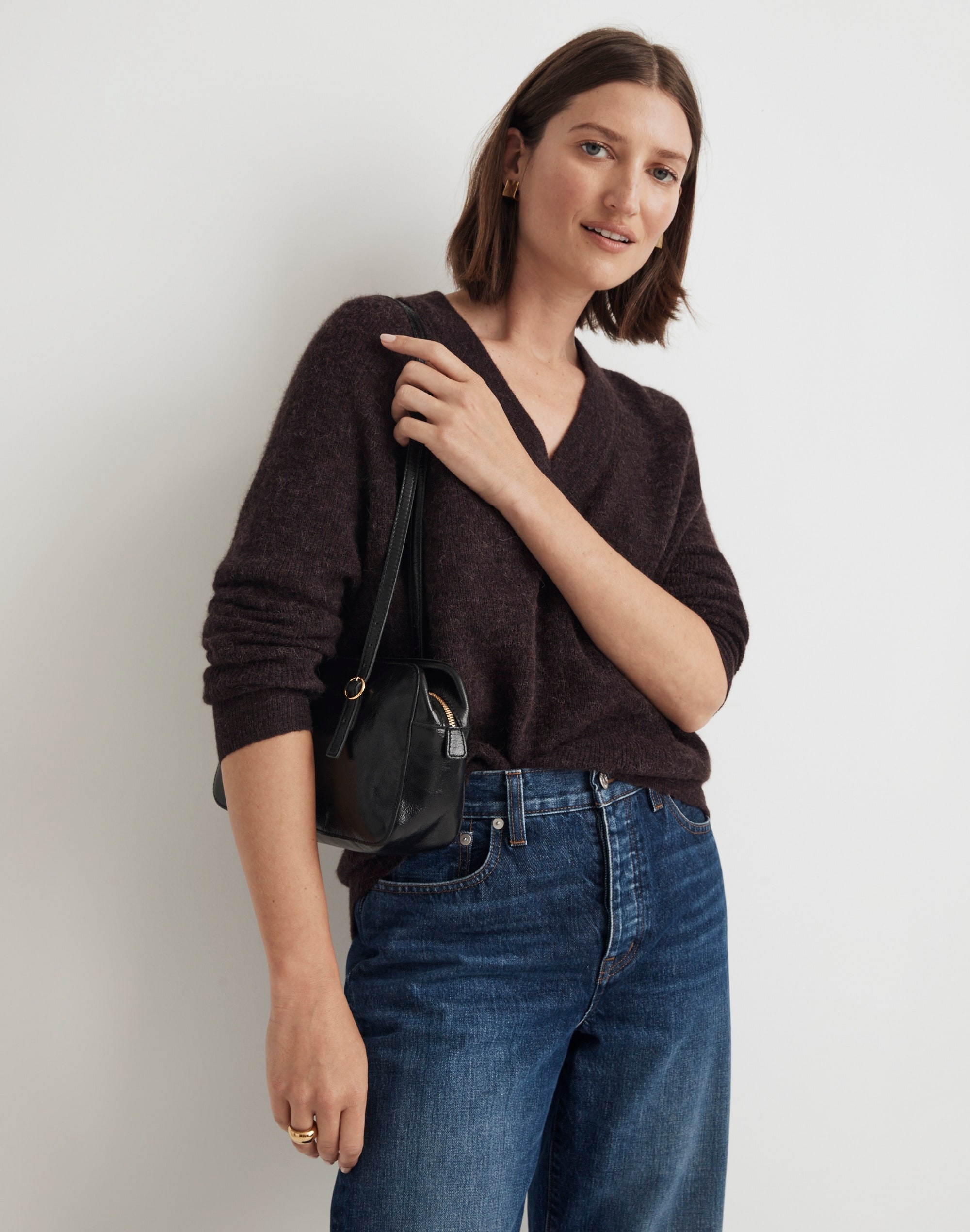 Rib Alpaca-Blend Oversized Sweater