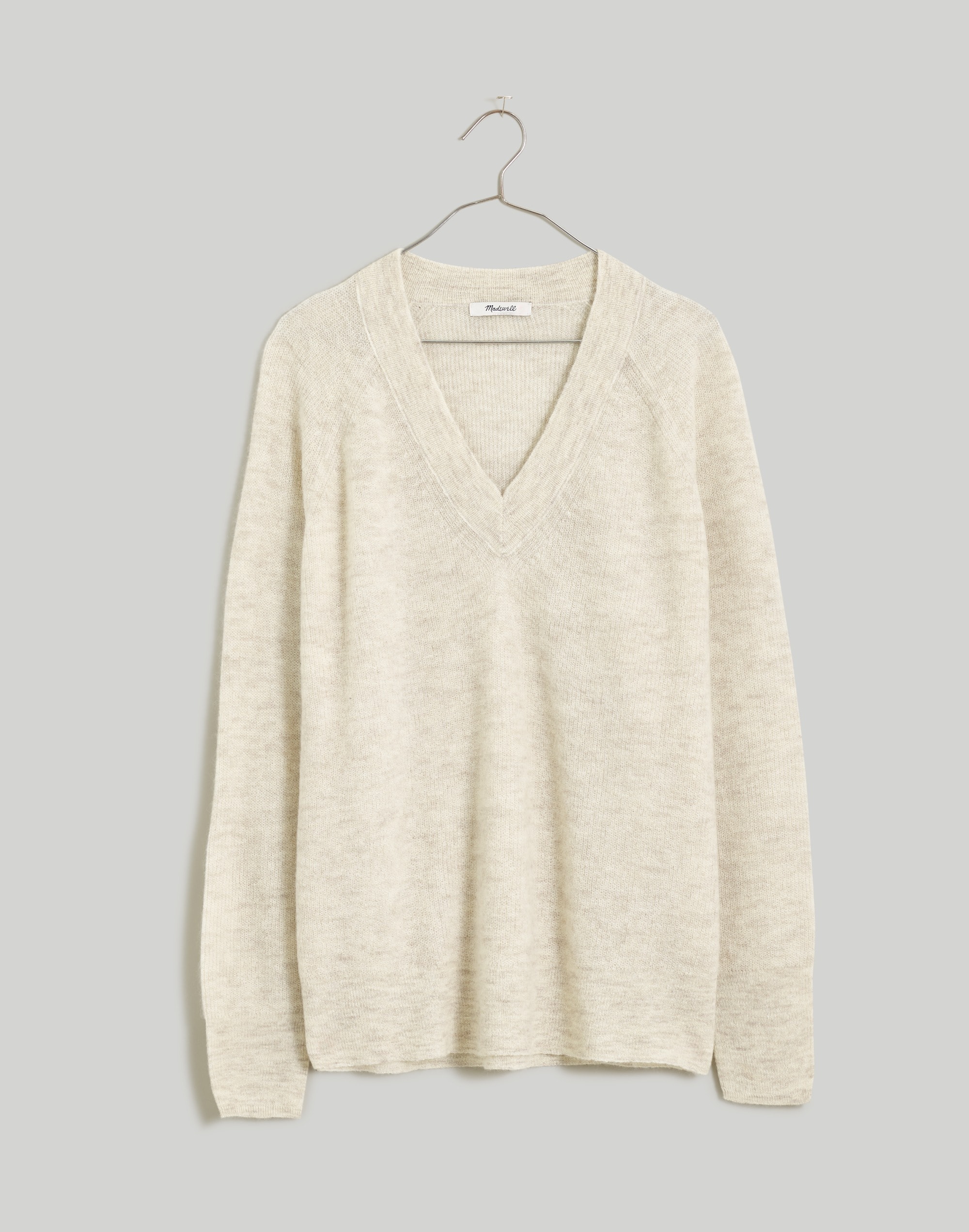 Rib Alpaca-Blend Oversized Sweater