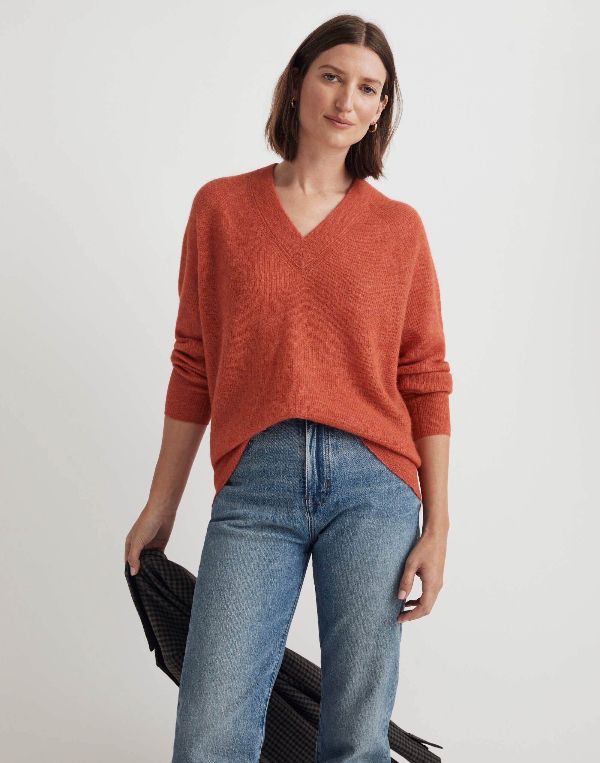 Rib Alpaca-Blend Oversized Sweater