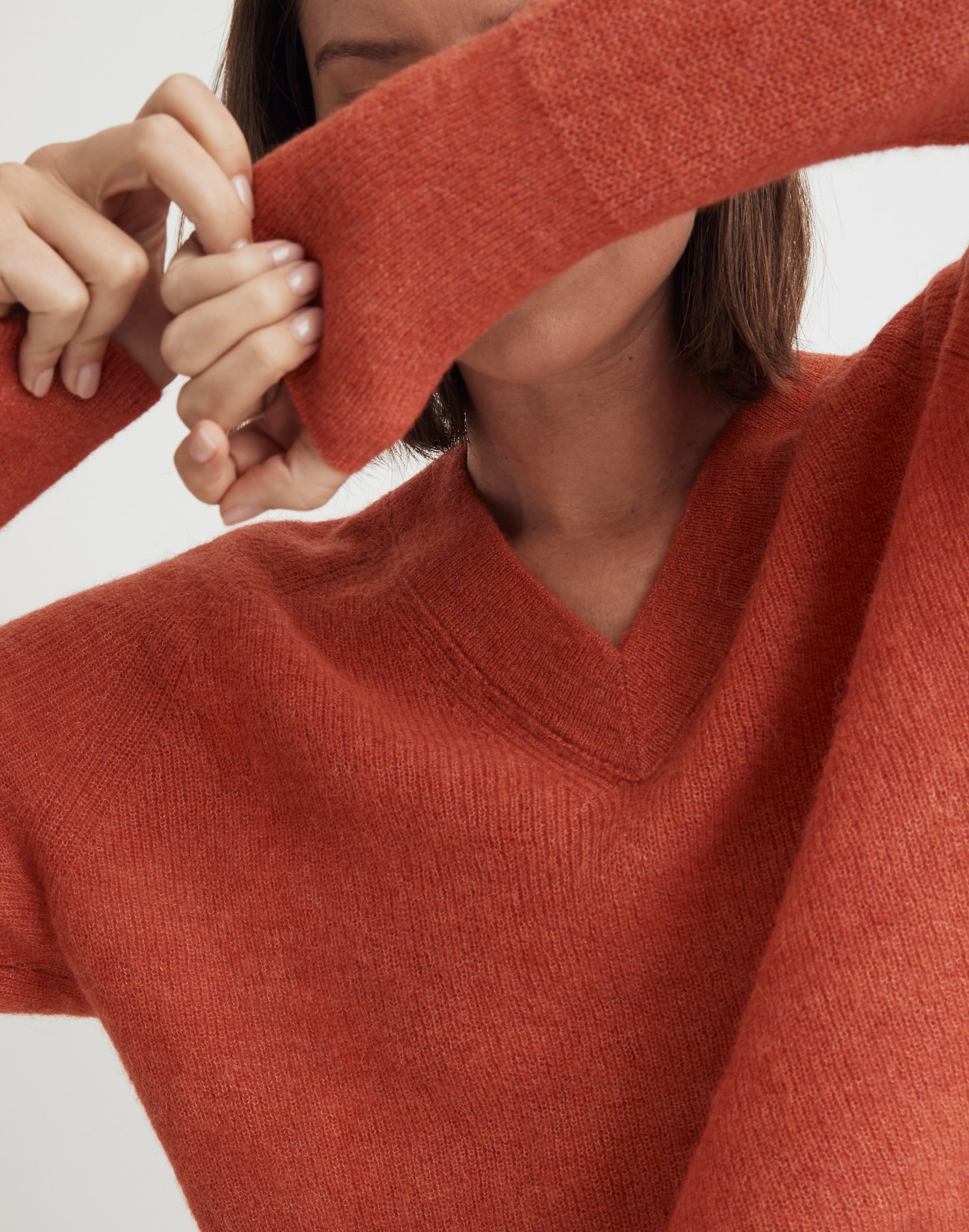 Rib Alpaca-Blend Oversized Sweater