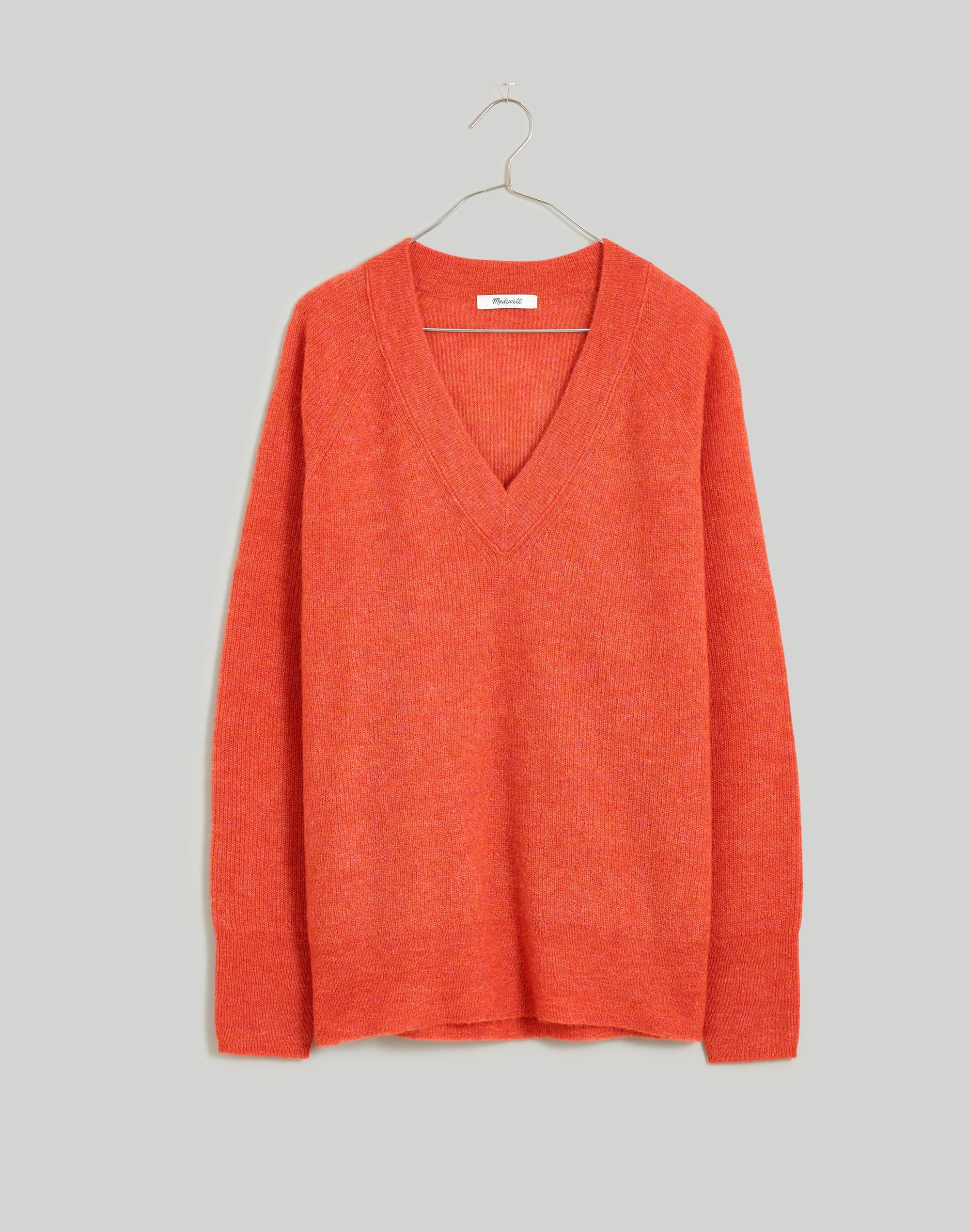 Rib Alpaca-Blend Oversized Sweater