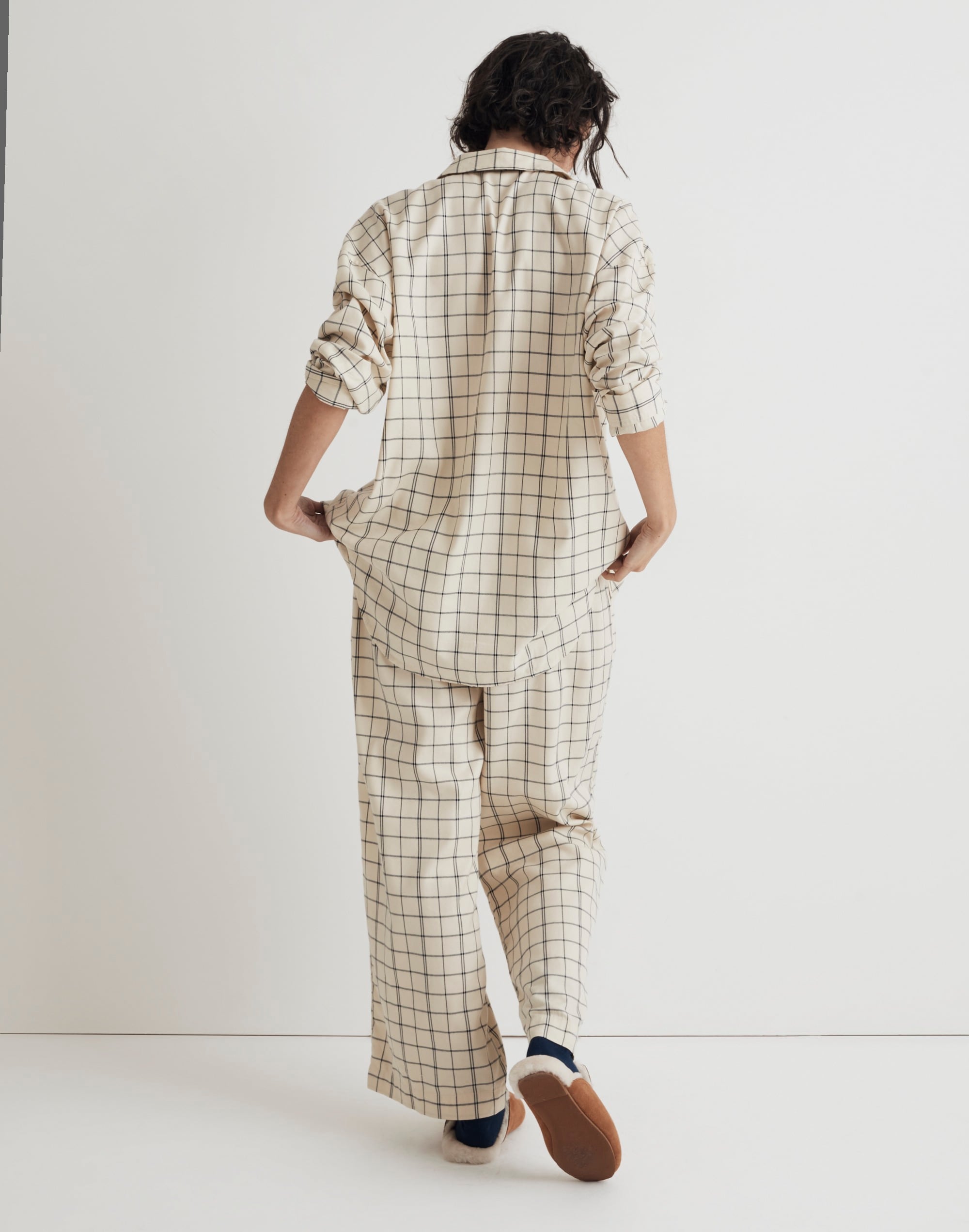 Plaid Flannel Pajama Set