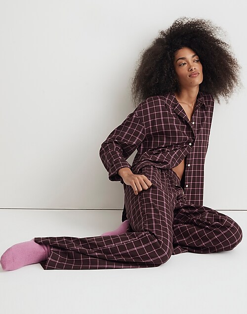 Women's Windowpane Pyjamas