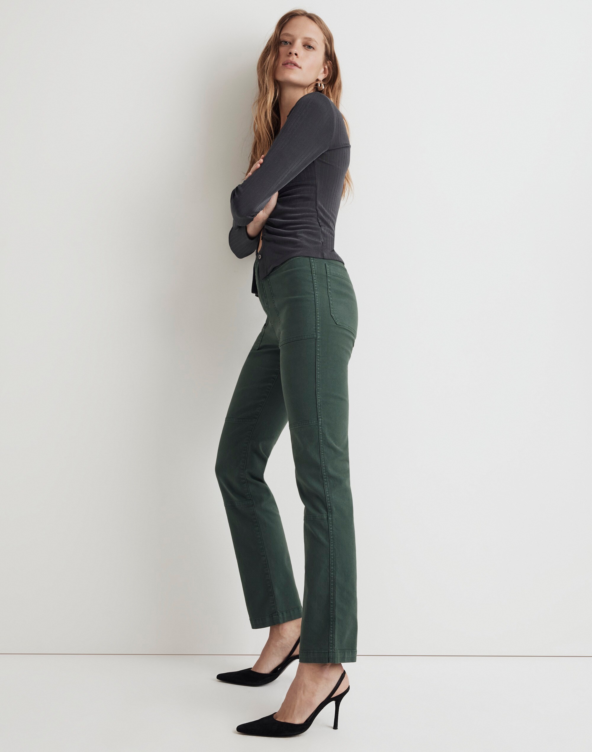 The Tall '90s Straight Cargo Pant in Garment-Dyed Canvas