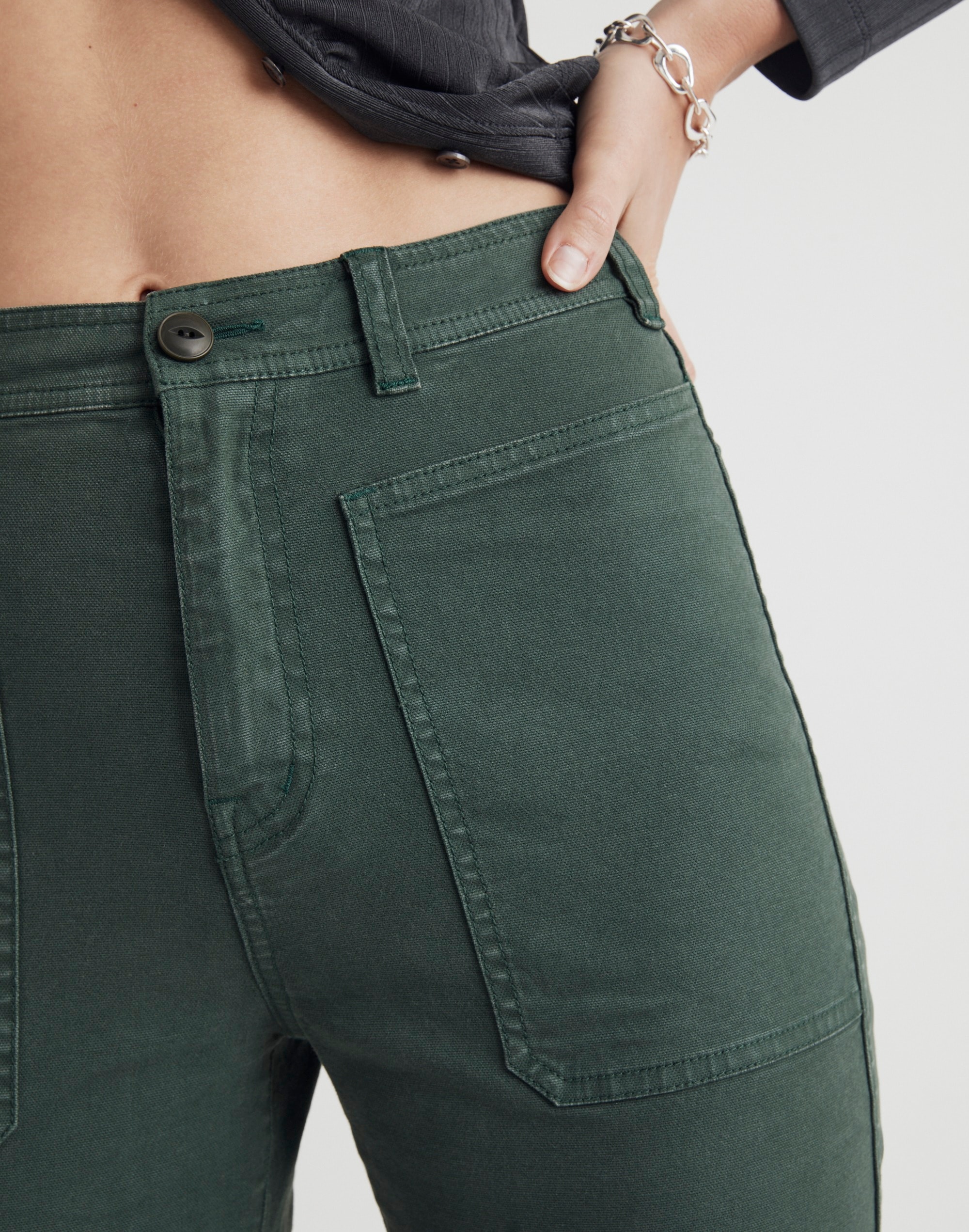 The Tall '90s Straight Cargo Pant in Garment-Dyed Canvas