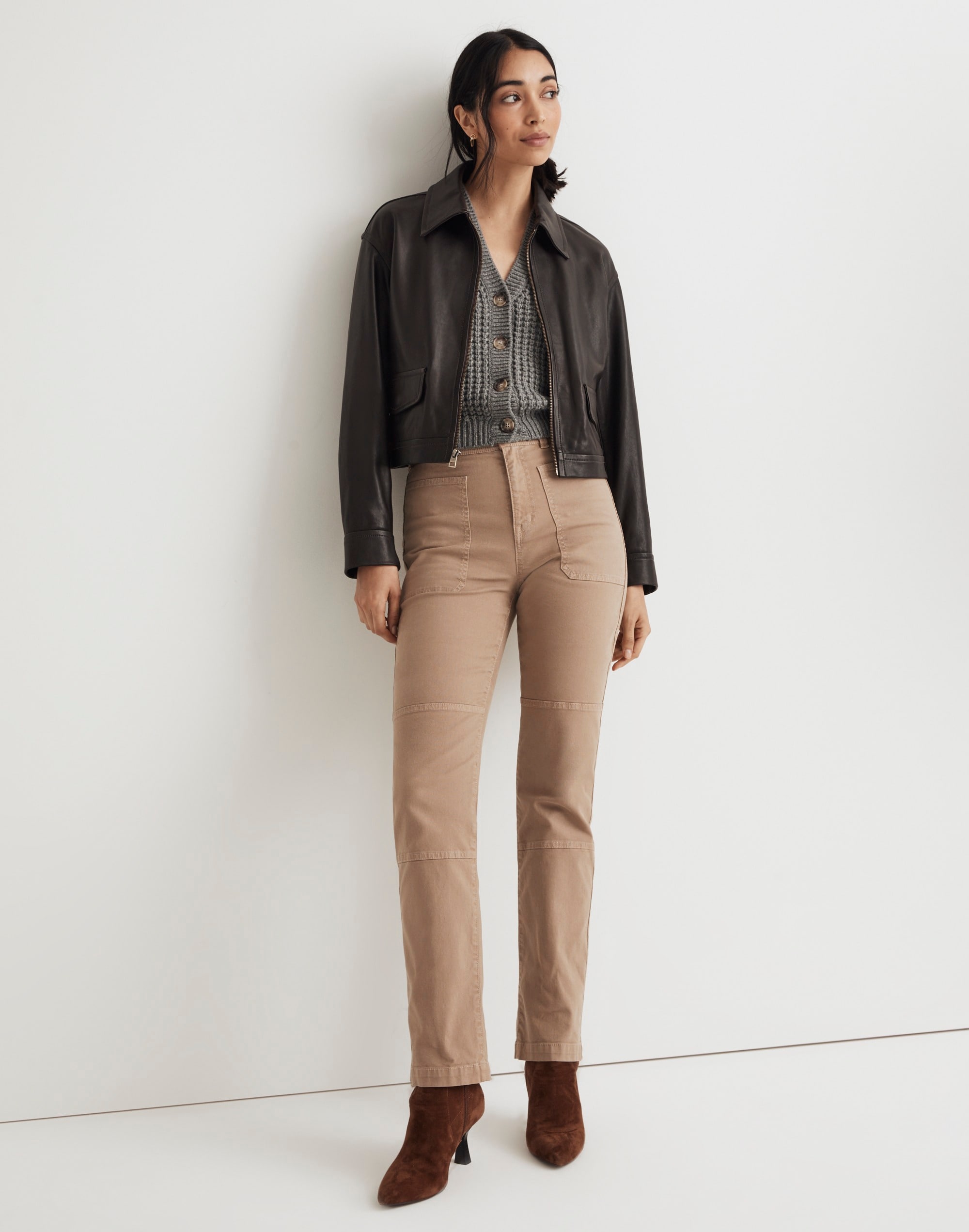 The '90s Straight Utility Pant in Garment-Dyed Canvas