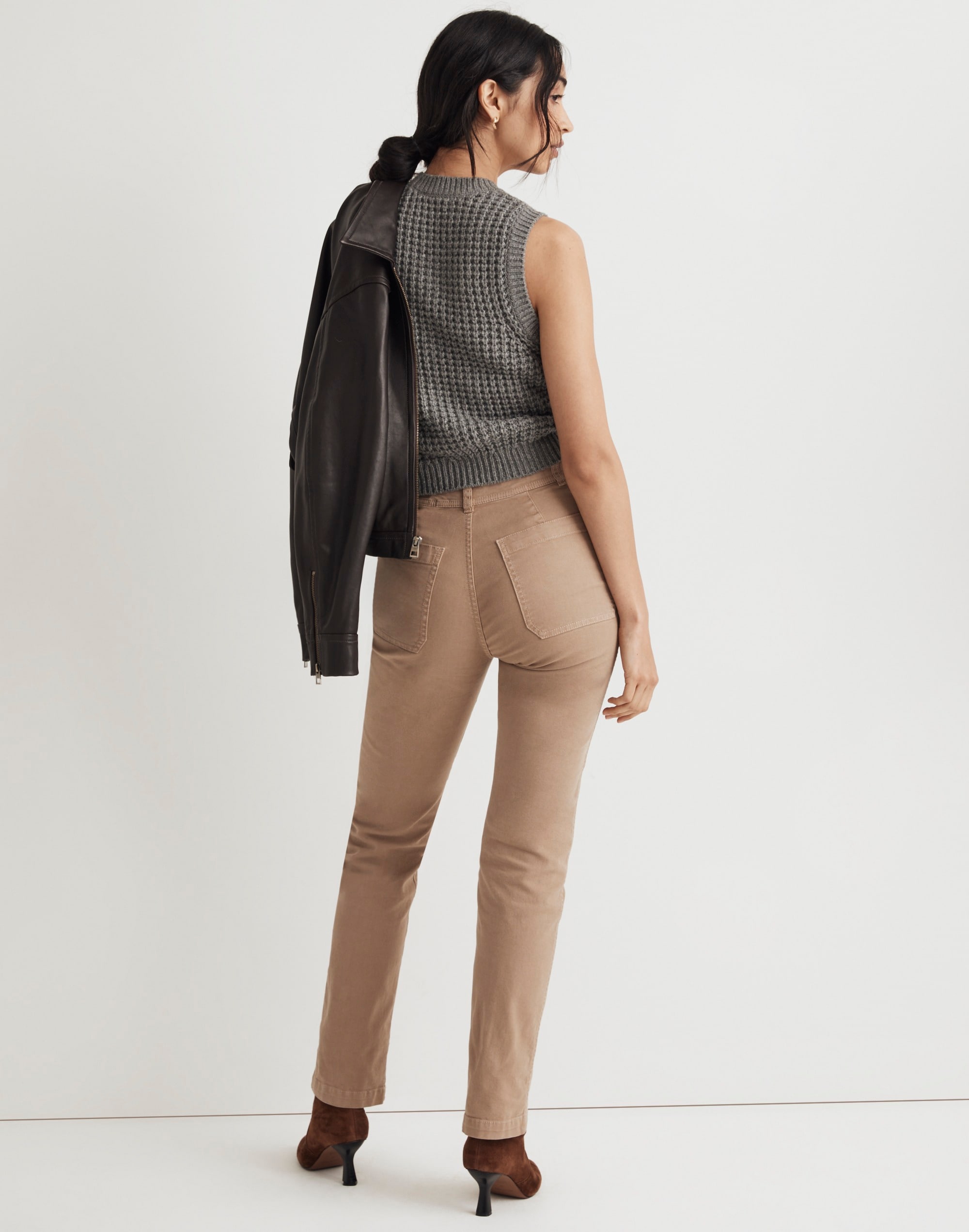 The '90s Straight Utility Pant in Garment-Dyed Canvas