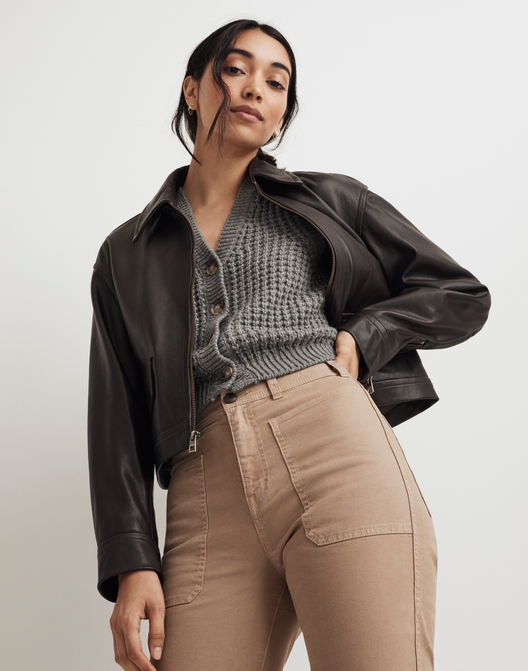 The '90s Straight Utility Pant in Garment-Dyed Canvas