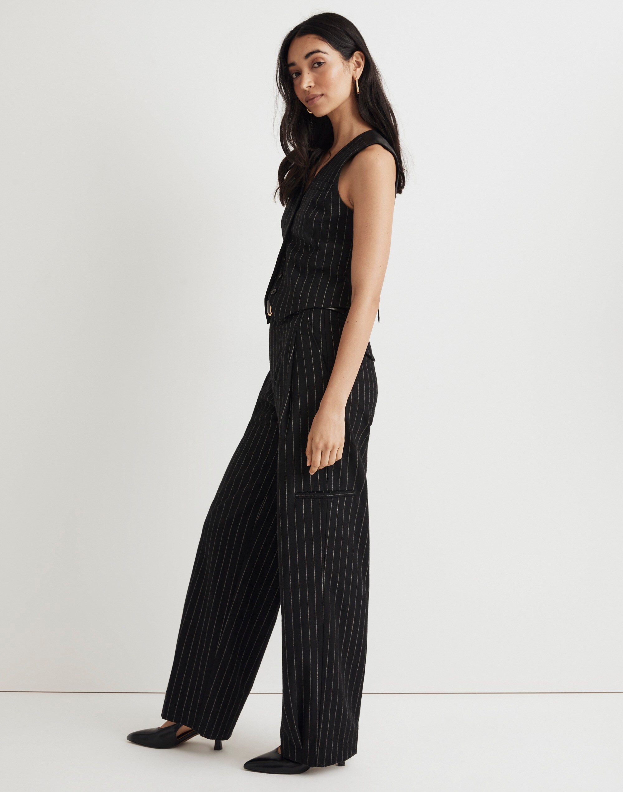 Cargo Pants in Pinstripe