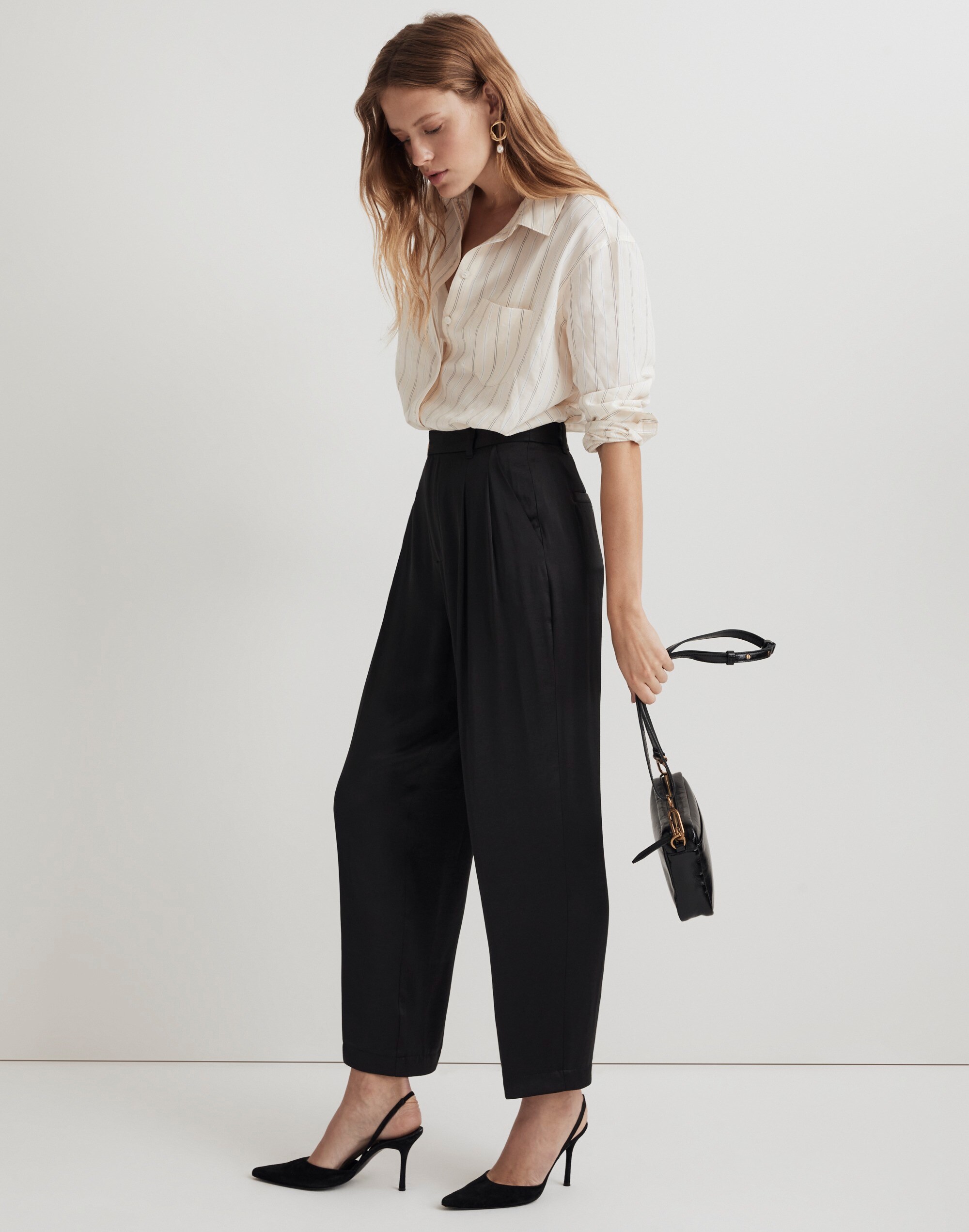 The Turner Tapered Pant in Satin