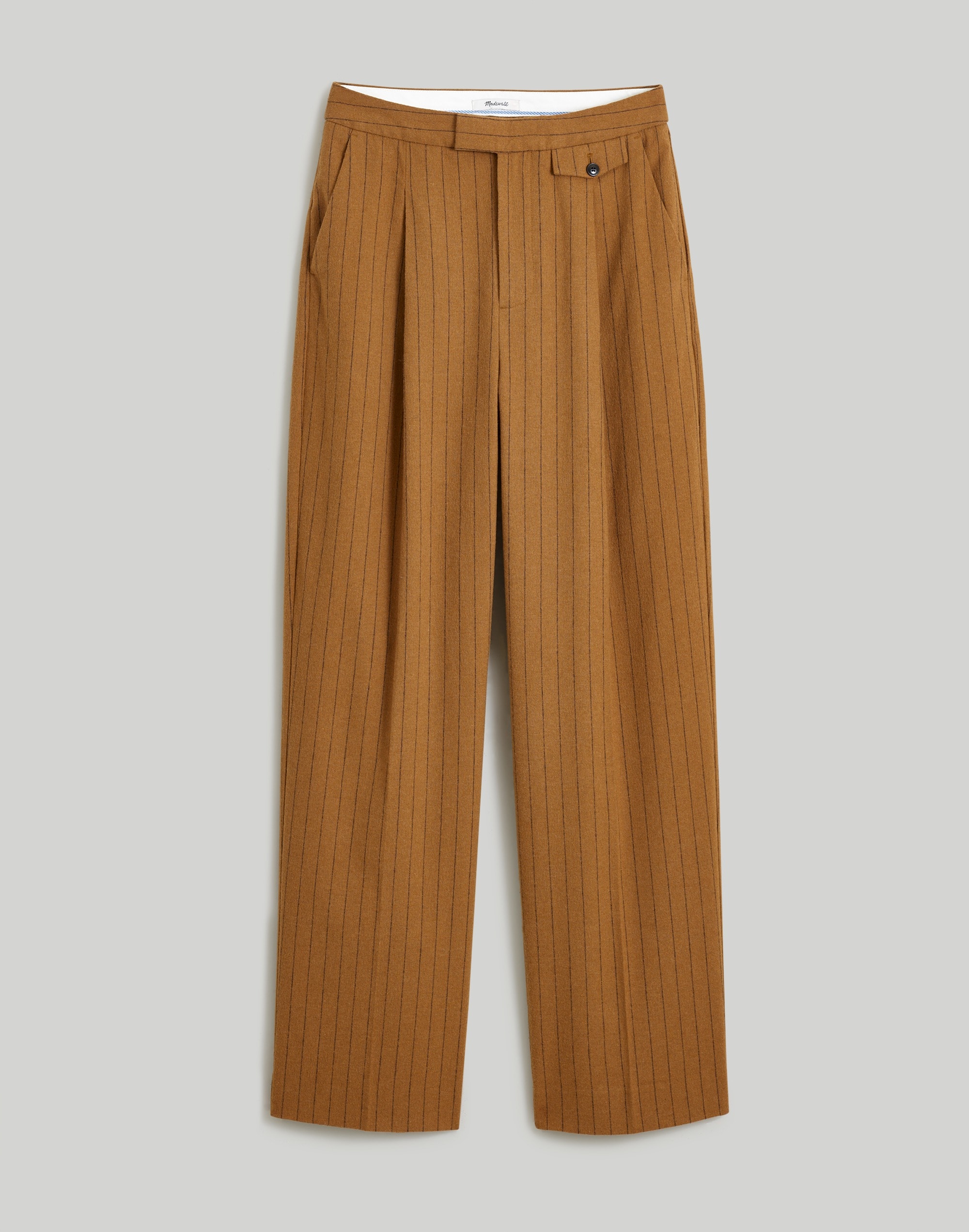 The Rosedale High-Rise Straight Pant in Pinstripe