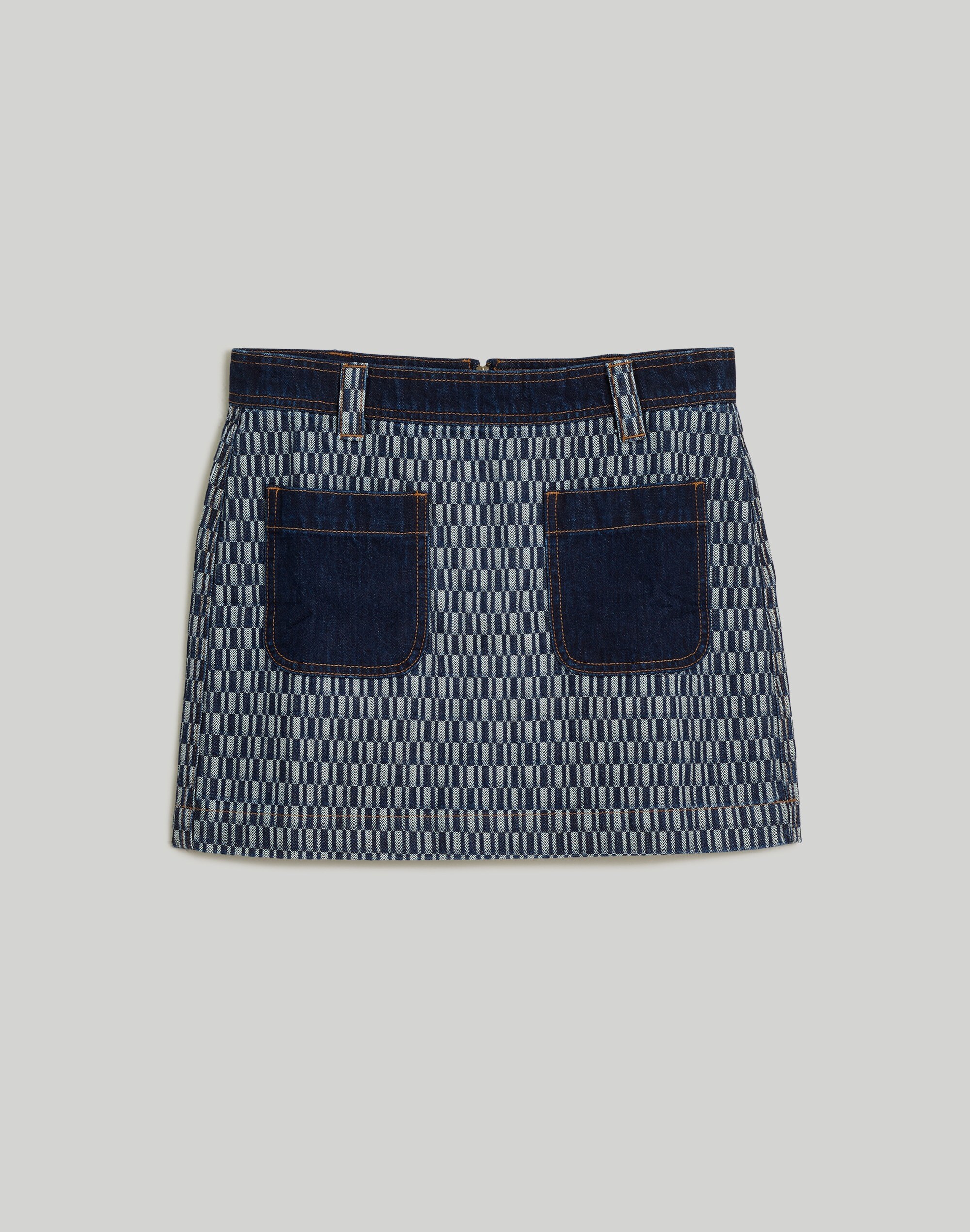 Denim Micro Mini Skirt Genova Wash