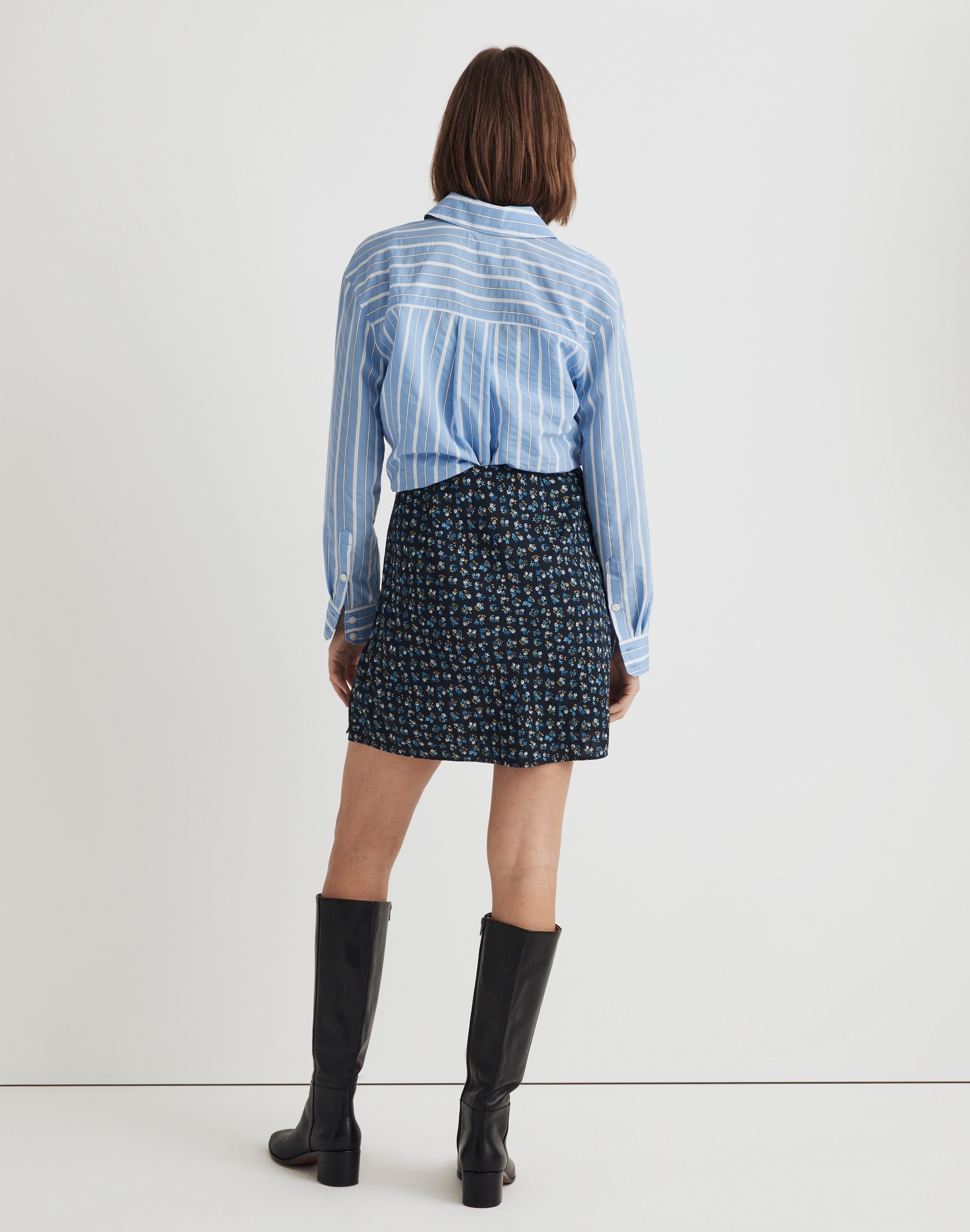 The Layton Mini Slip Skirt Floral