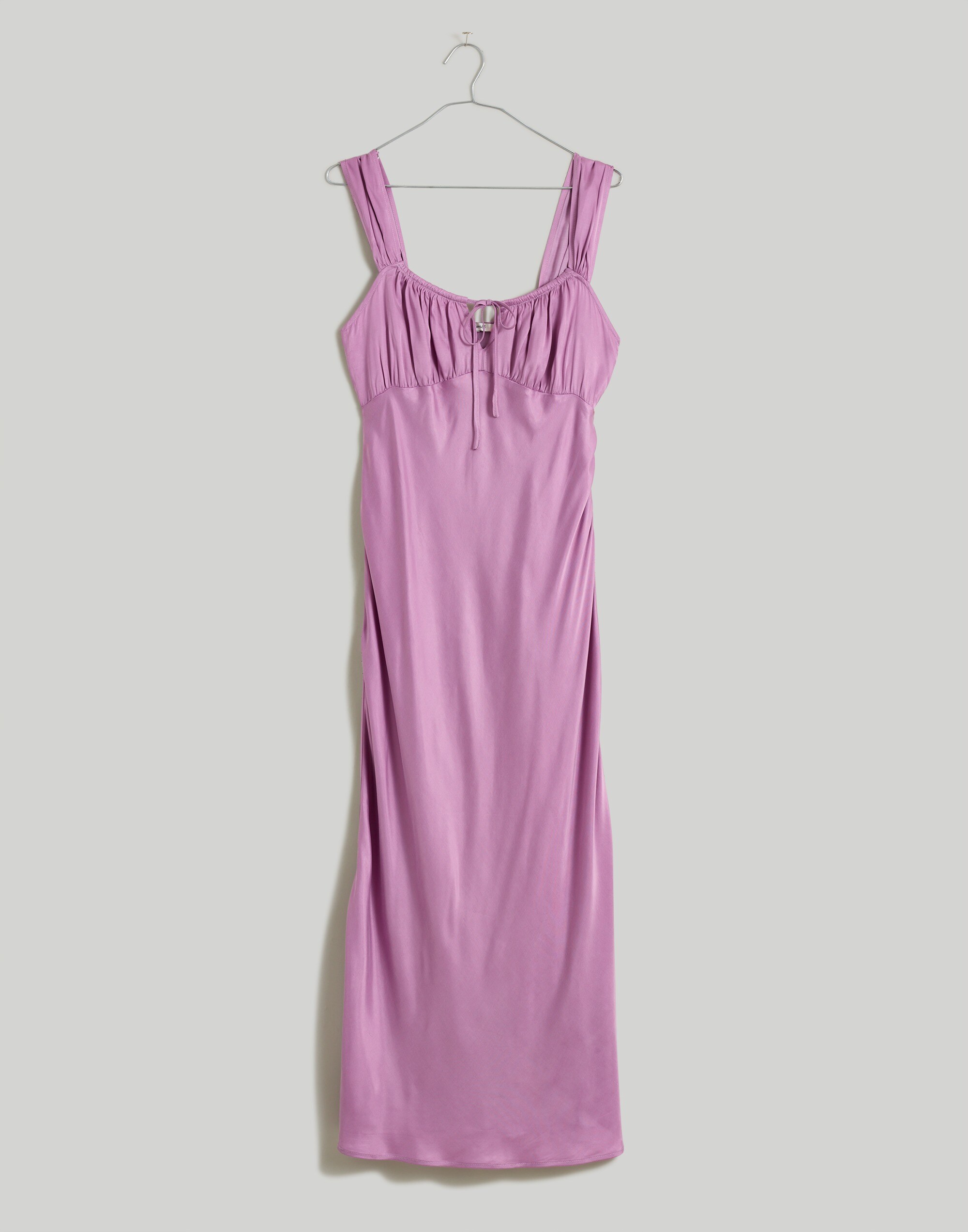 Petite Square-Neck Midi Dress