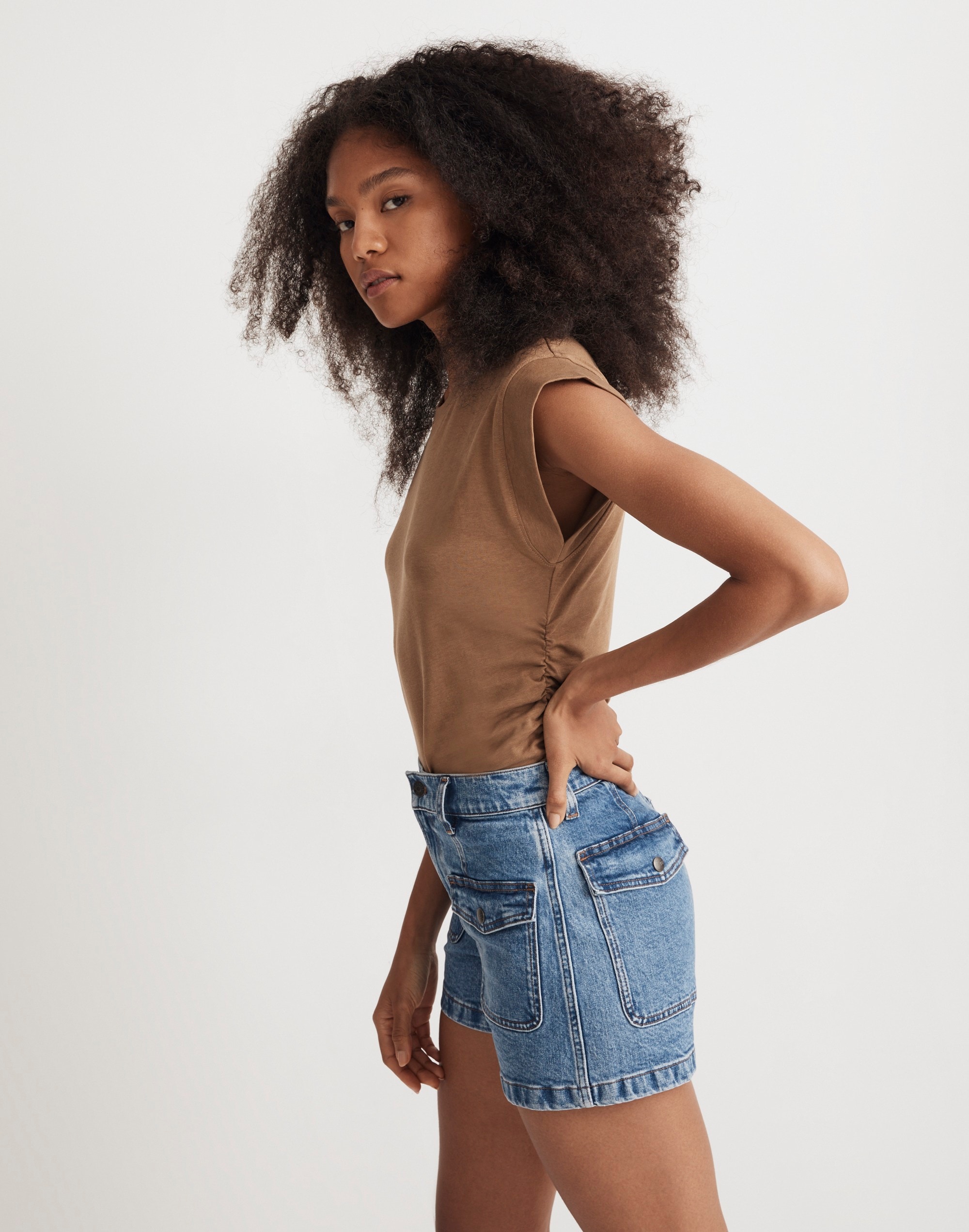 The Emmett Short in Padova Wash: Patch Pocket Edition