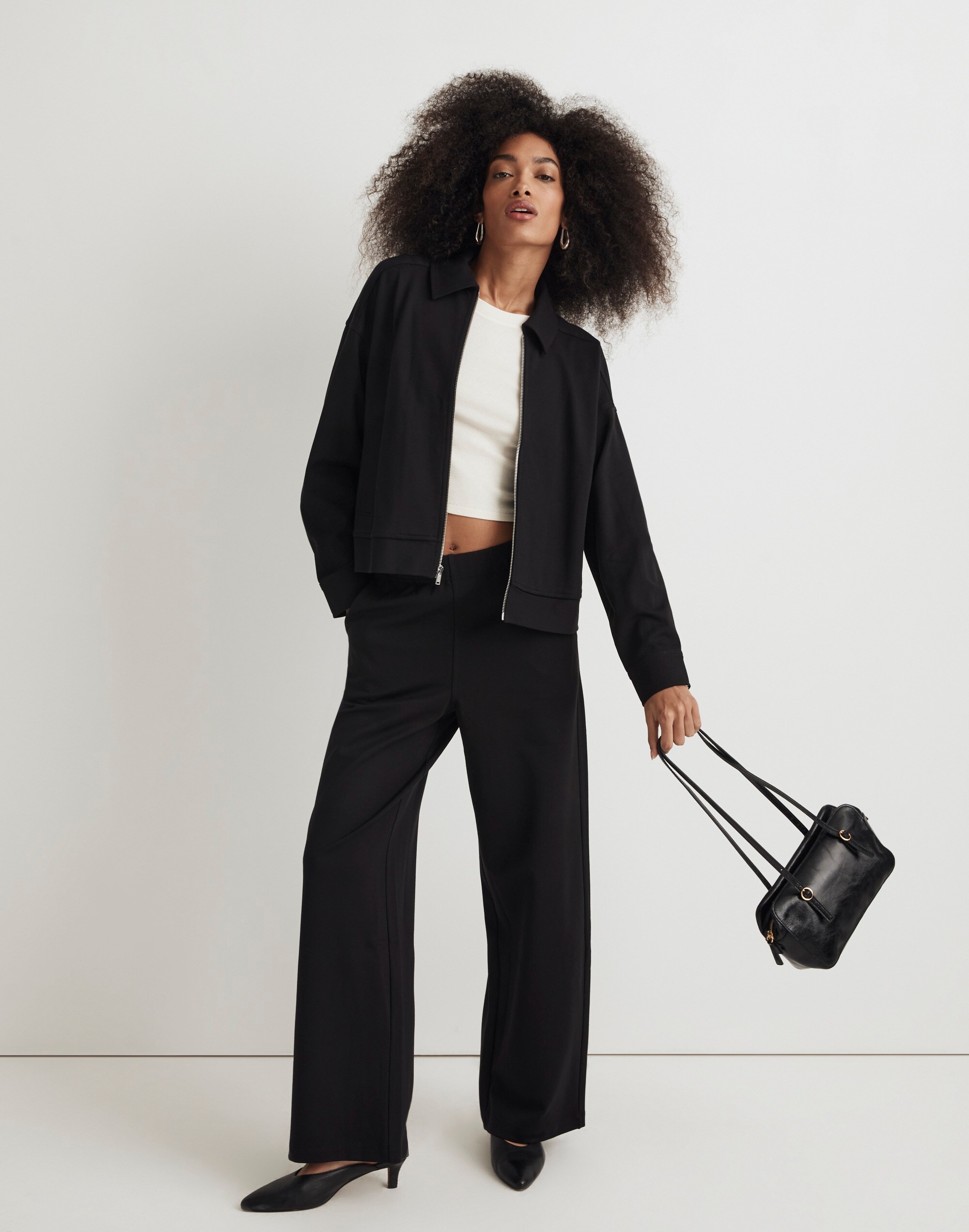 Ponte Oversized Trucker Jacket