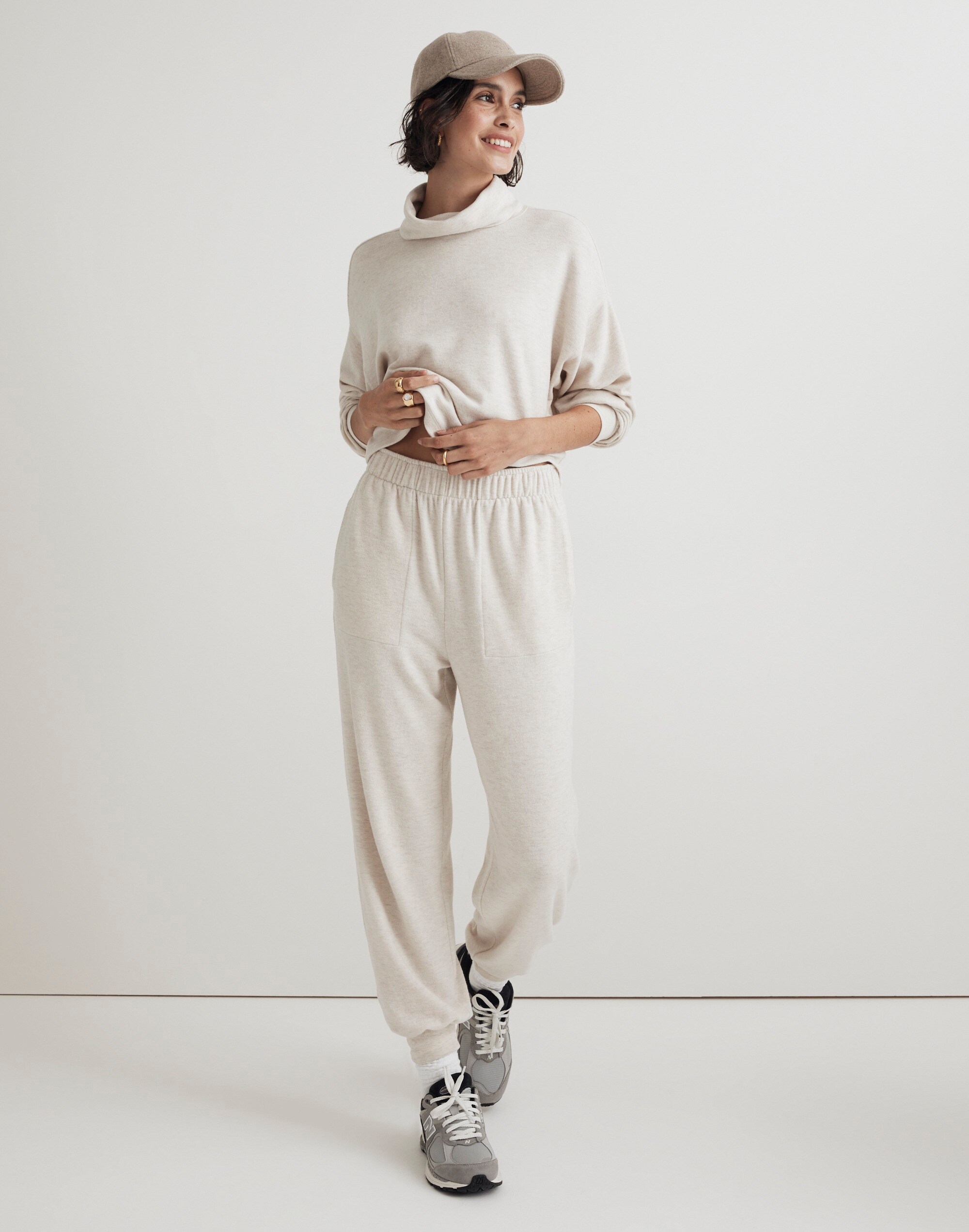 Brushed Jersey Jogger Pants