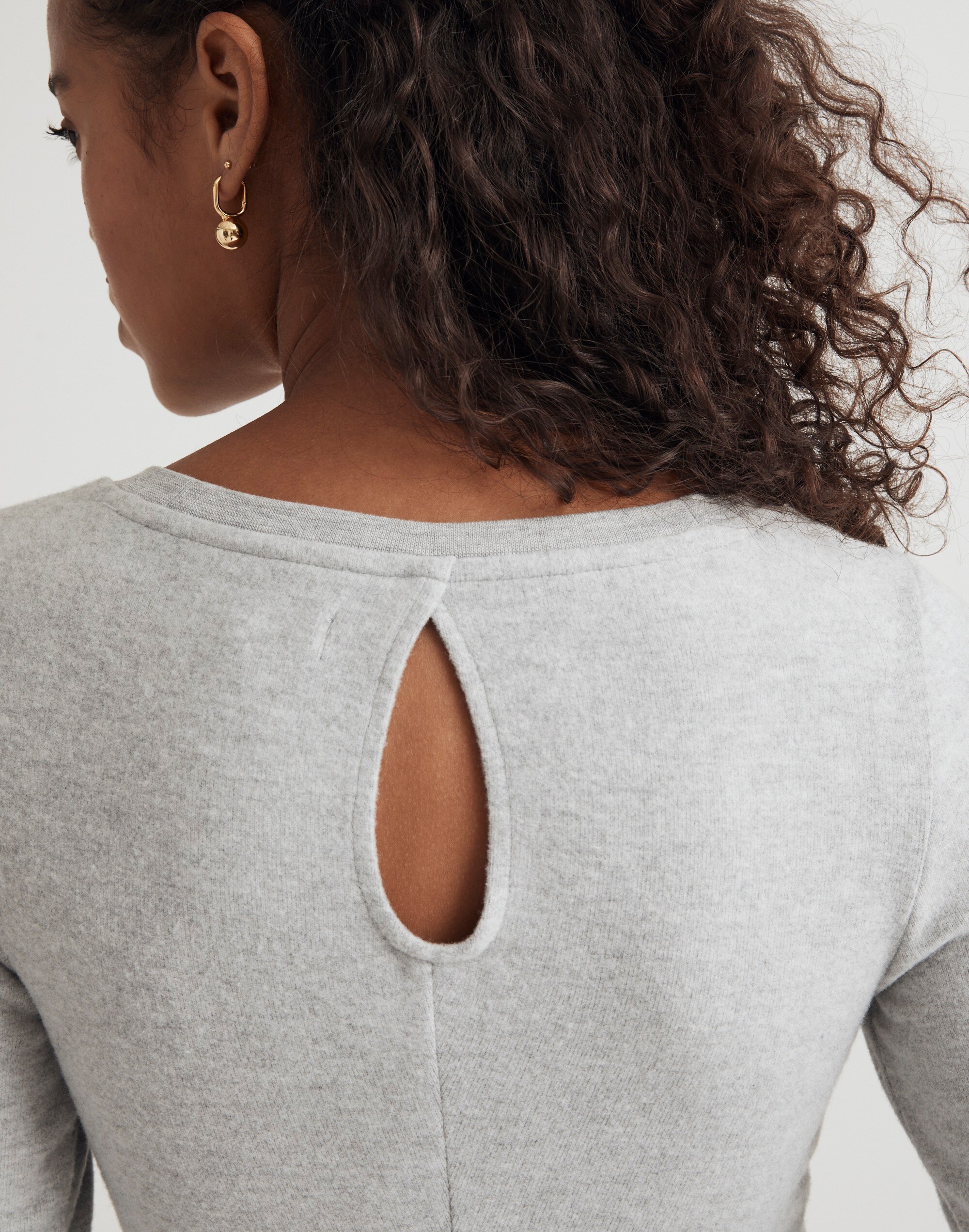 Brushed Jersey Maxi Dress