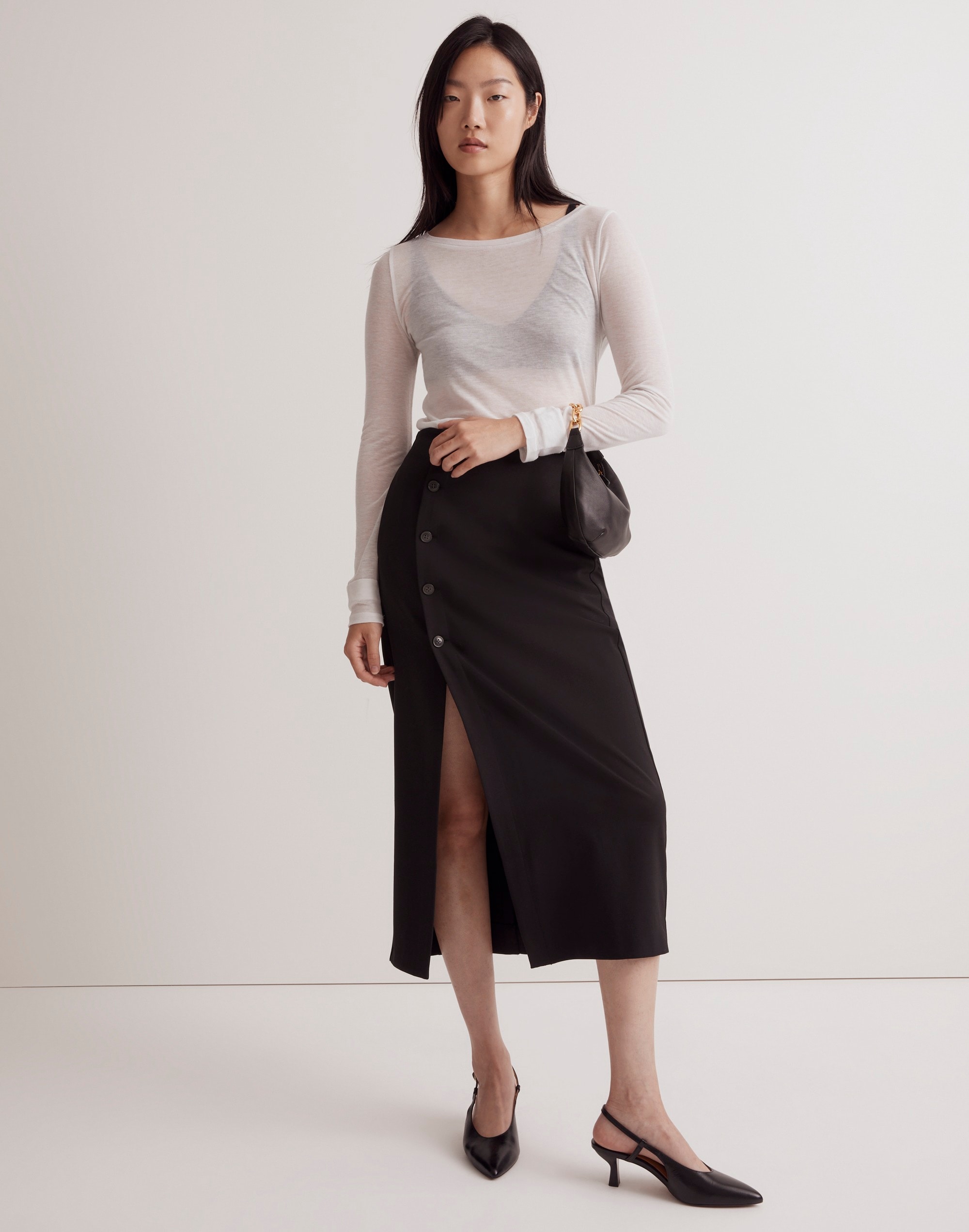 Scoopneck Long-Sleeve Tee