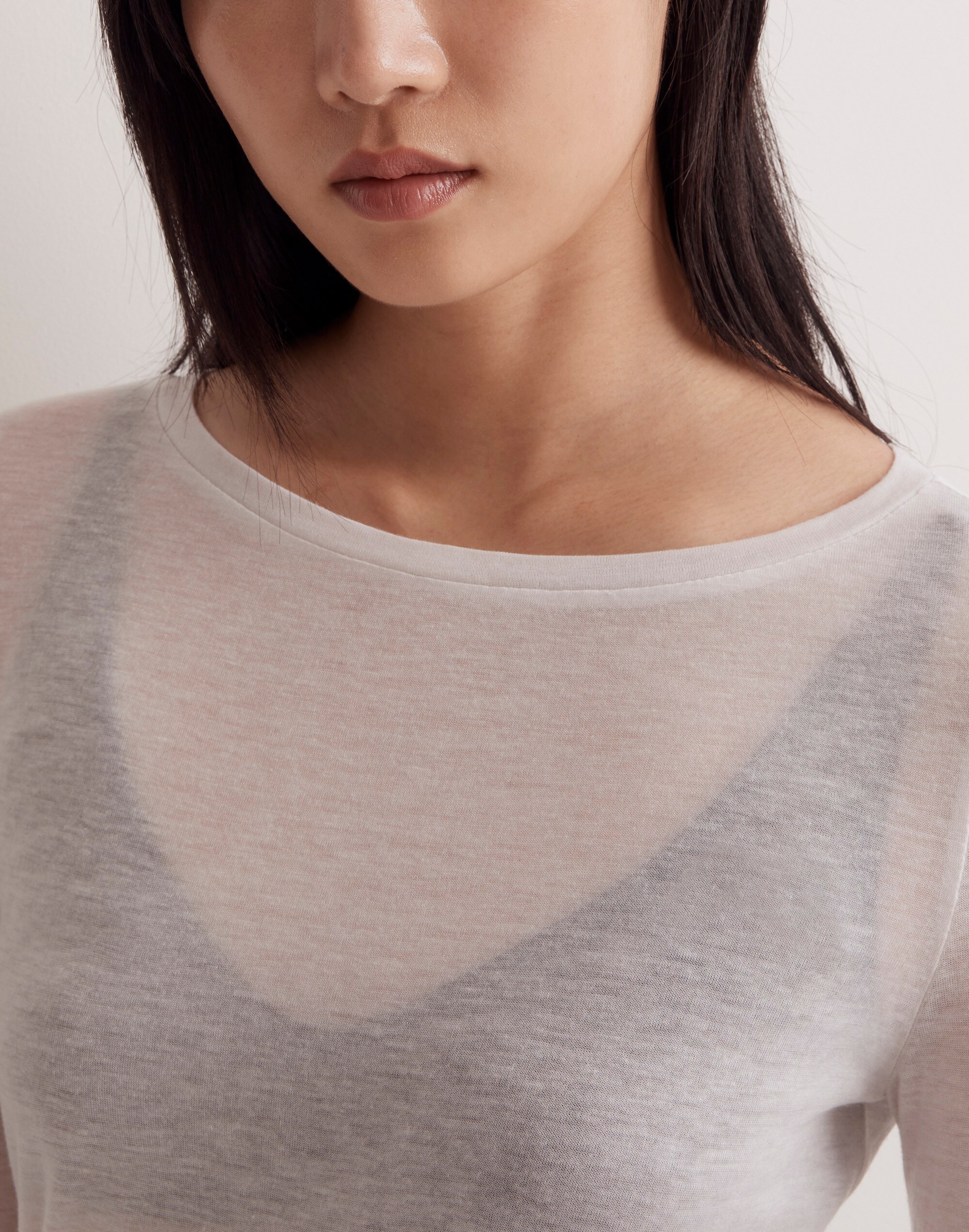 Scoopneck Long-Sleeve Tee