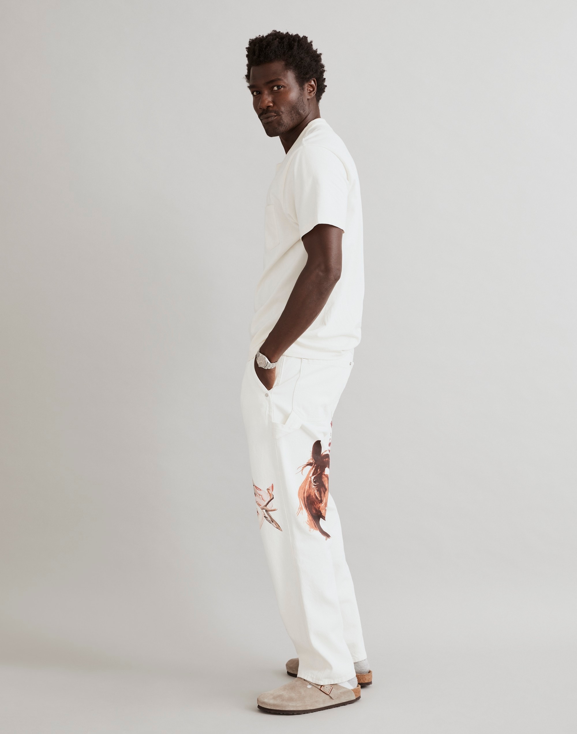 Madewell by One of These Days Relaxed Straight Workwear Pants