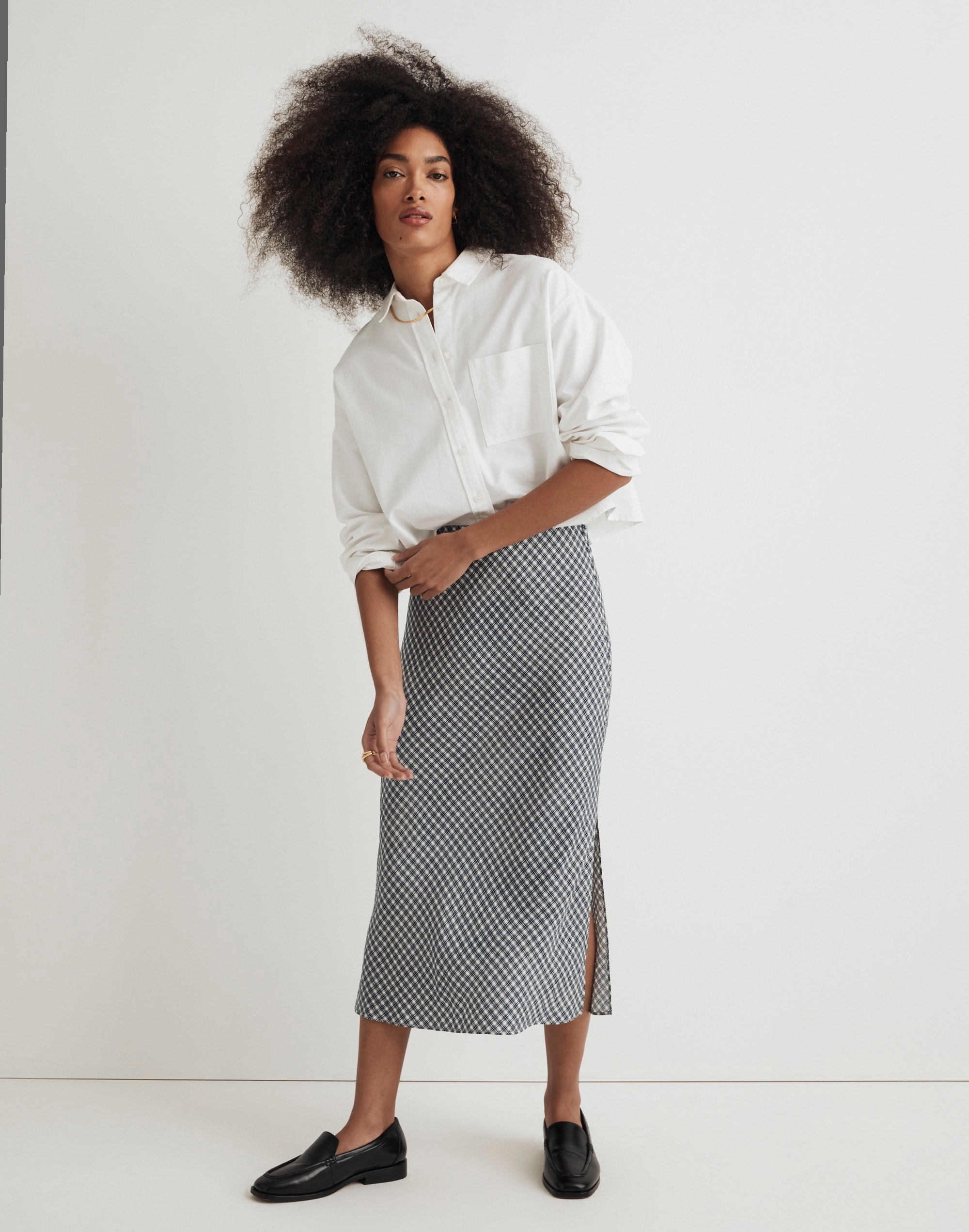 The Layton Midi Slip Skirt