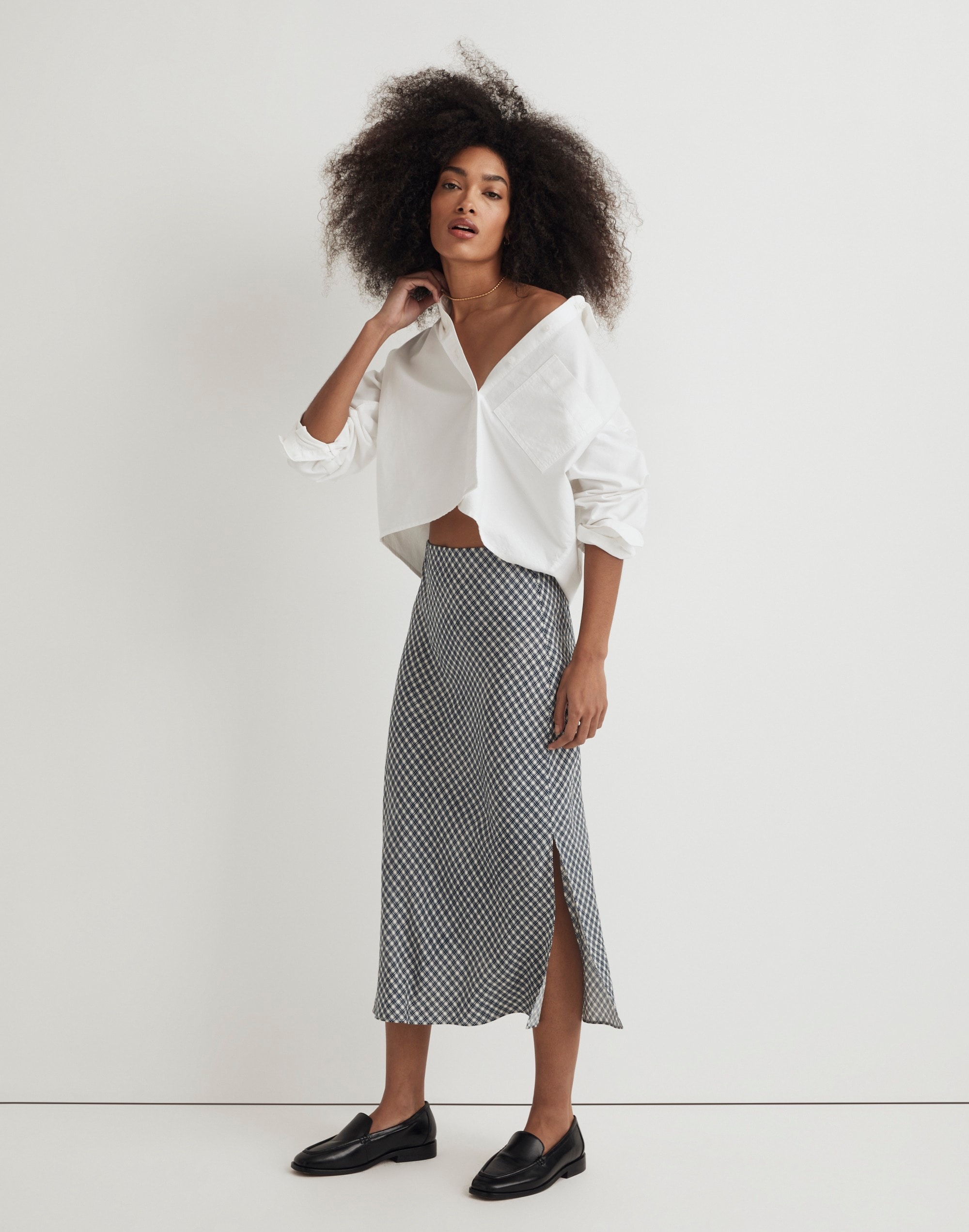 The Layton Midi Slip Skirt
