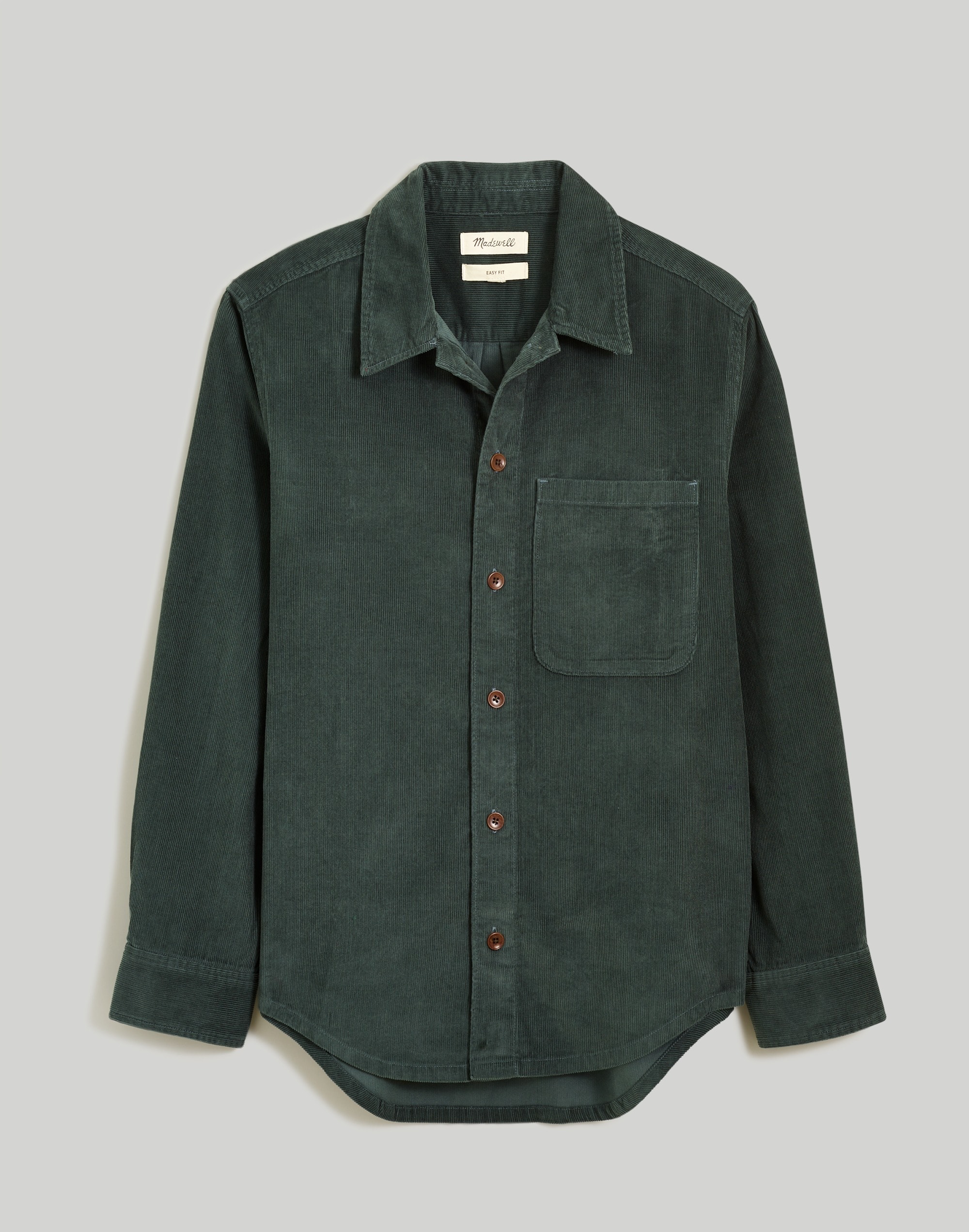 Corduroy Easy Long-Sleeve Shirt