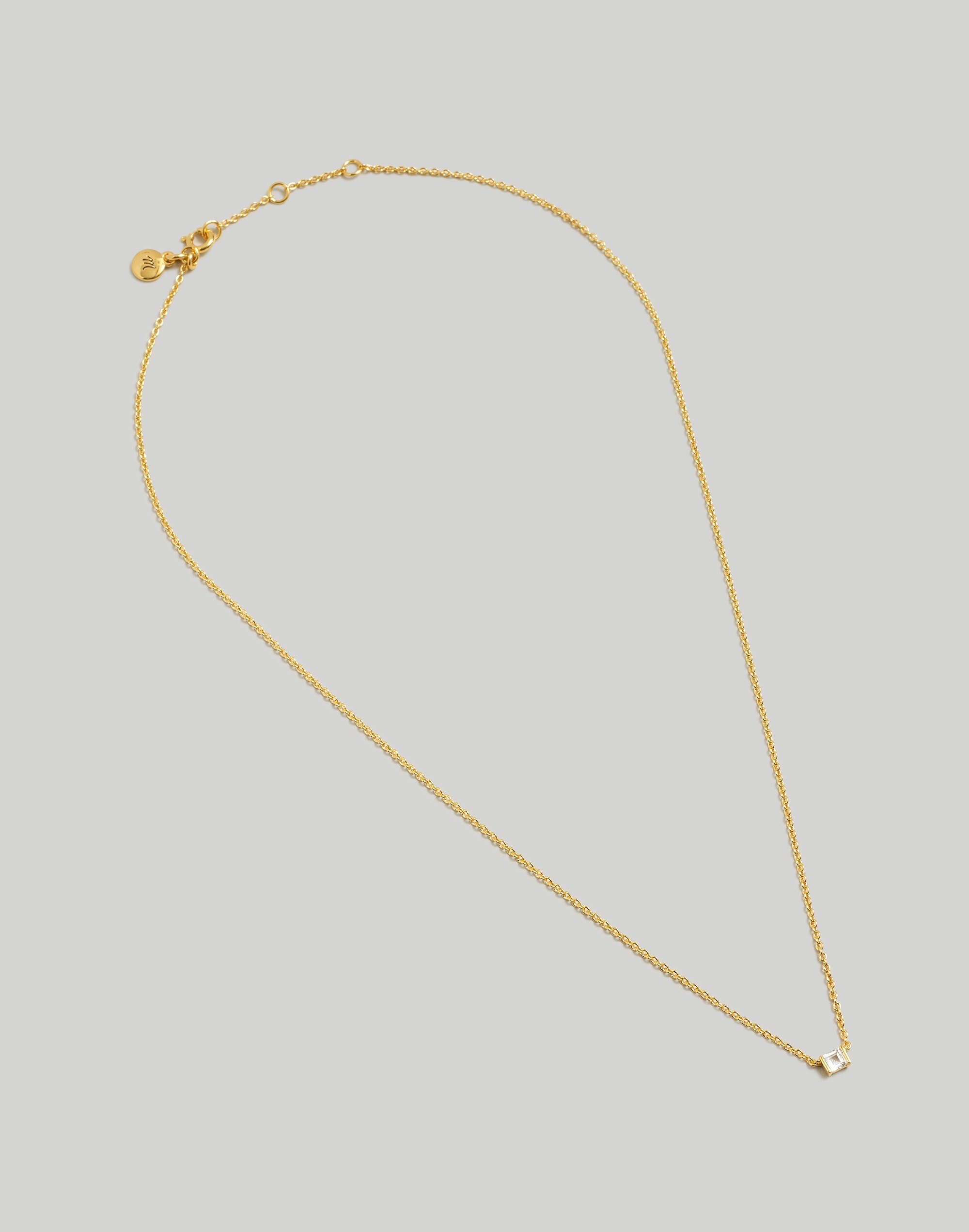 Demi-Fine Birthstone Chain Necklace