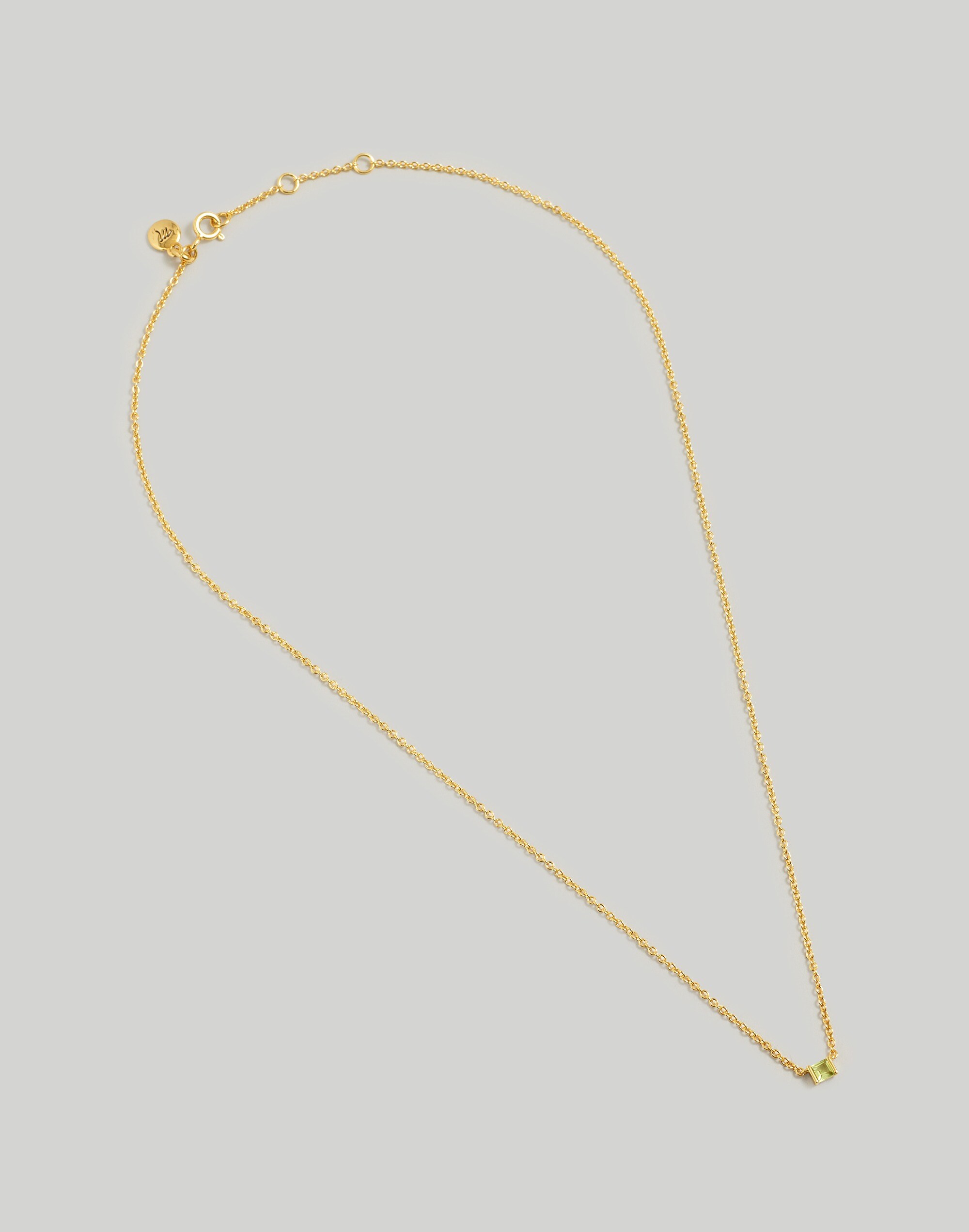 Demi-Fine Birthstone Chain Necklace