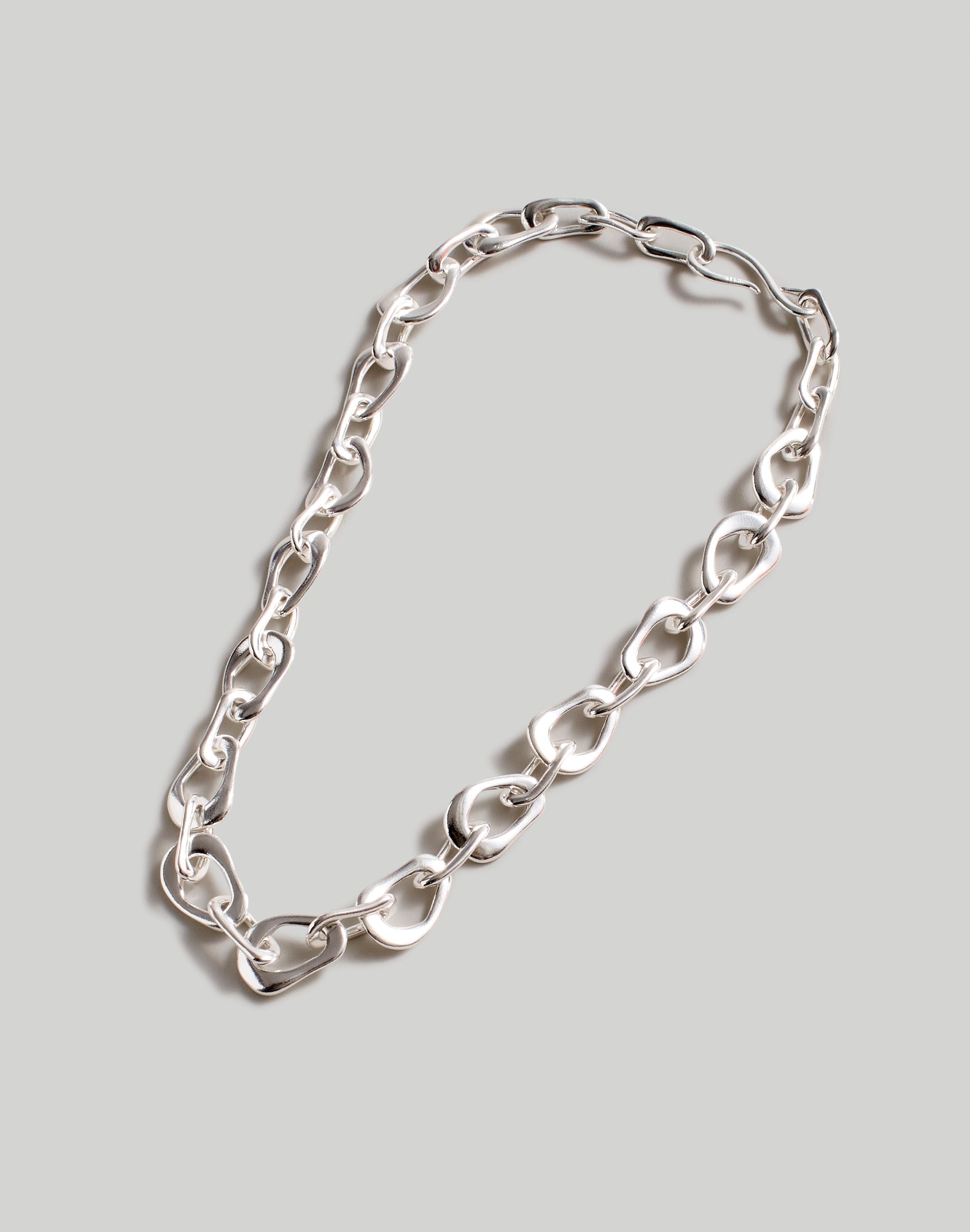 The Sterling Silver Collection Chunky Chain Necklace