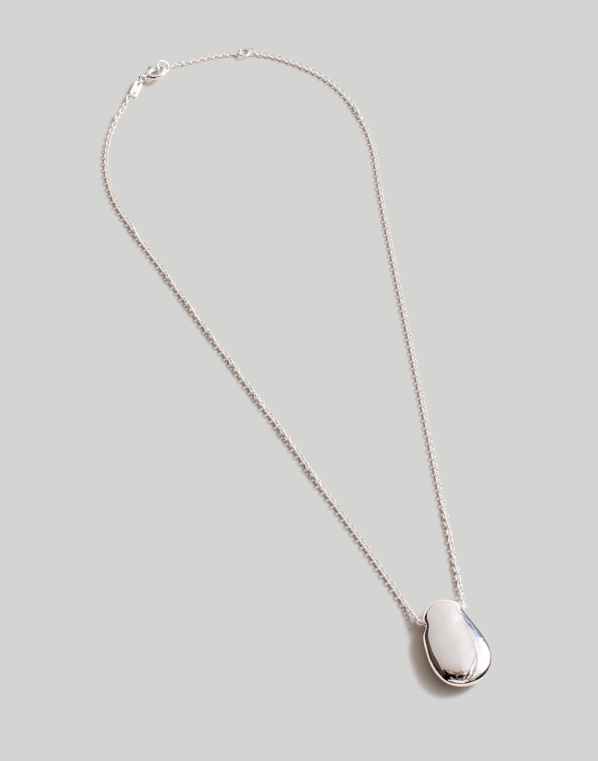 The Sterling Silver Collection Chunky Pendant Necklace
