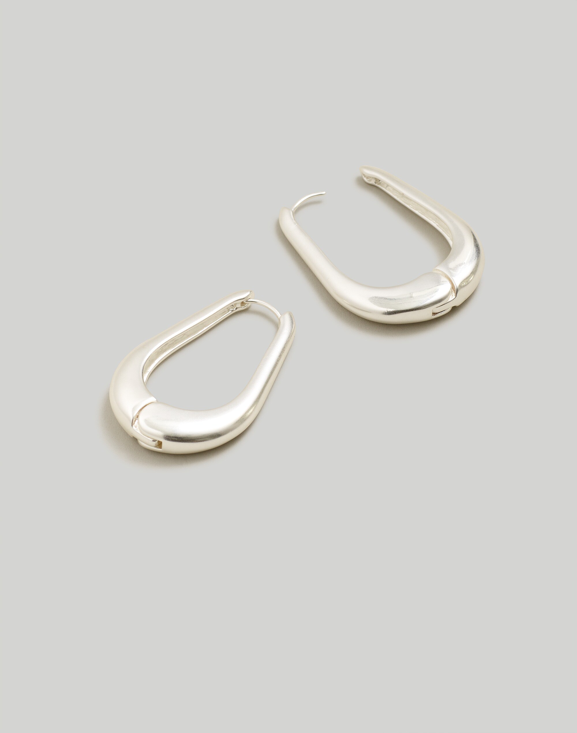 Droplet Large Hoop Earrings