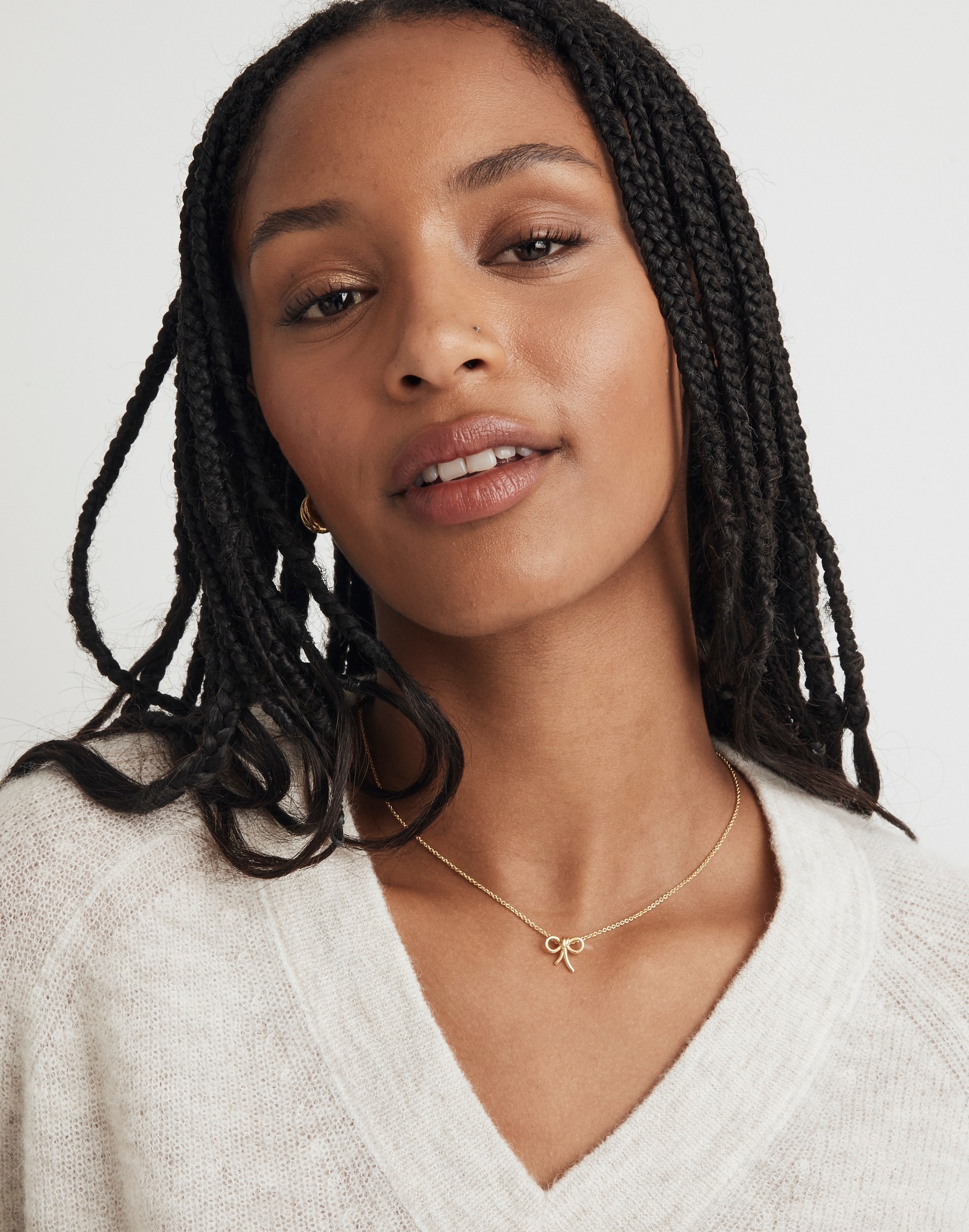 Bow Pendant Necklace