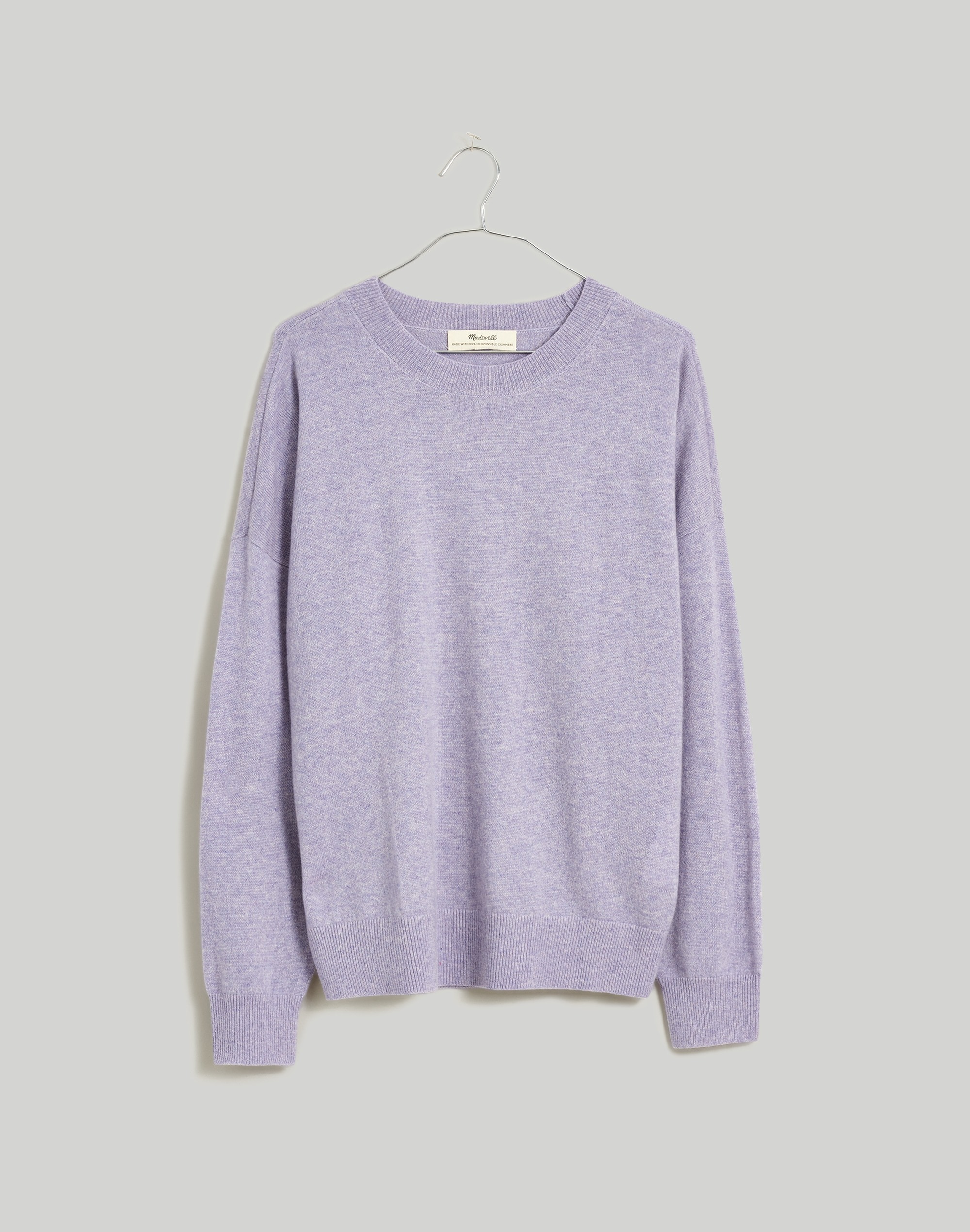 plus (re)sponsible cashmere oversized crewneck sweater
