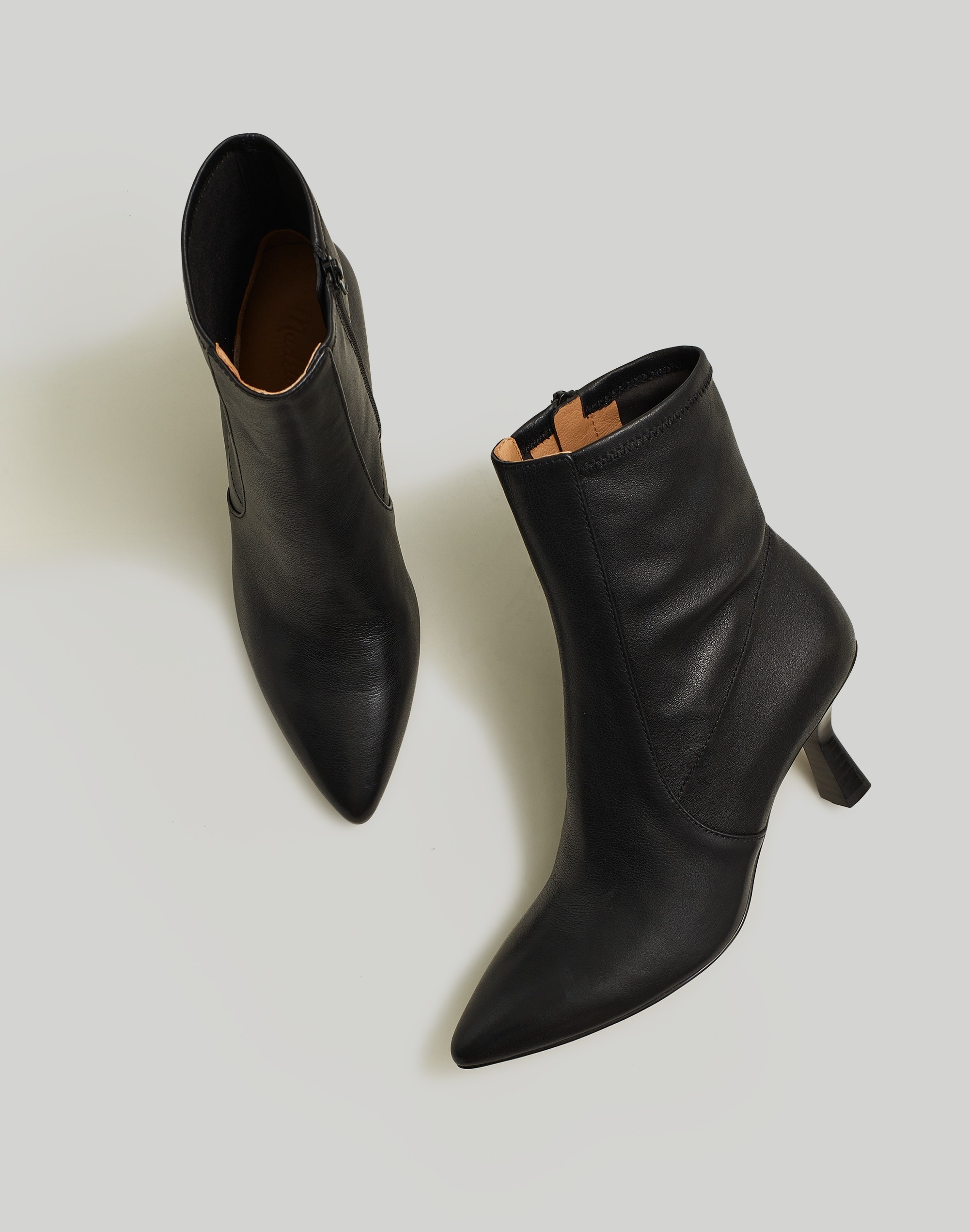 Mw The Justine Ankle Boot In True Black