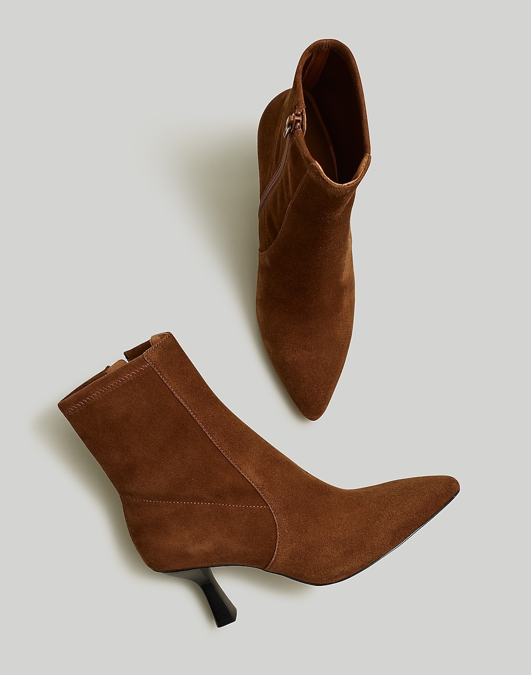 The Justine Ankle Boot in Suede