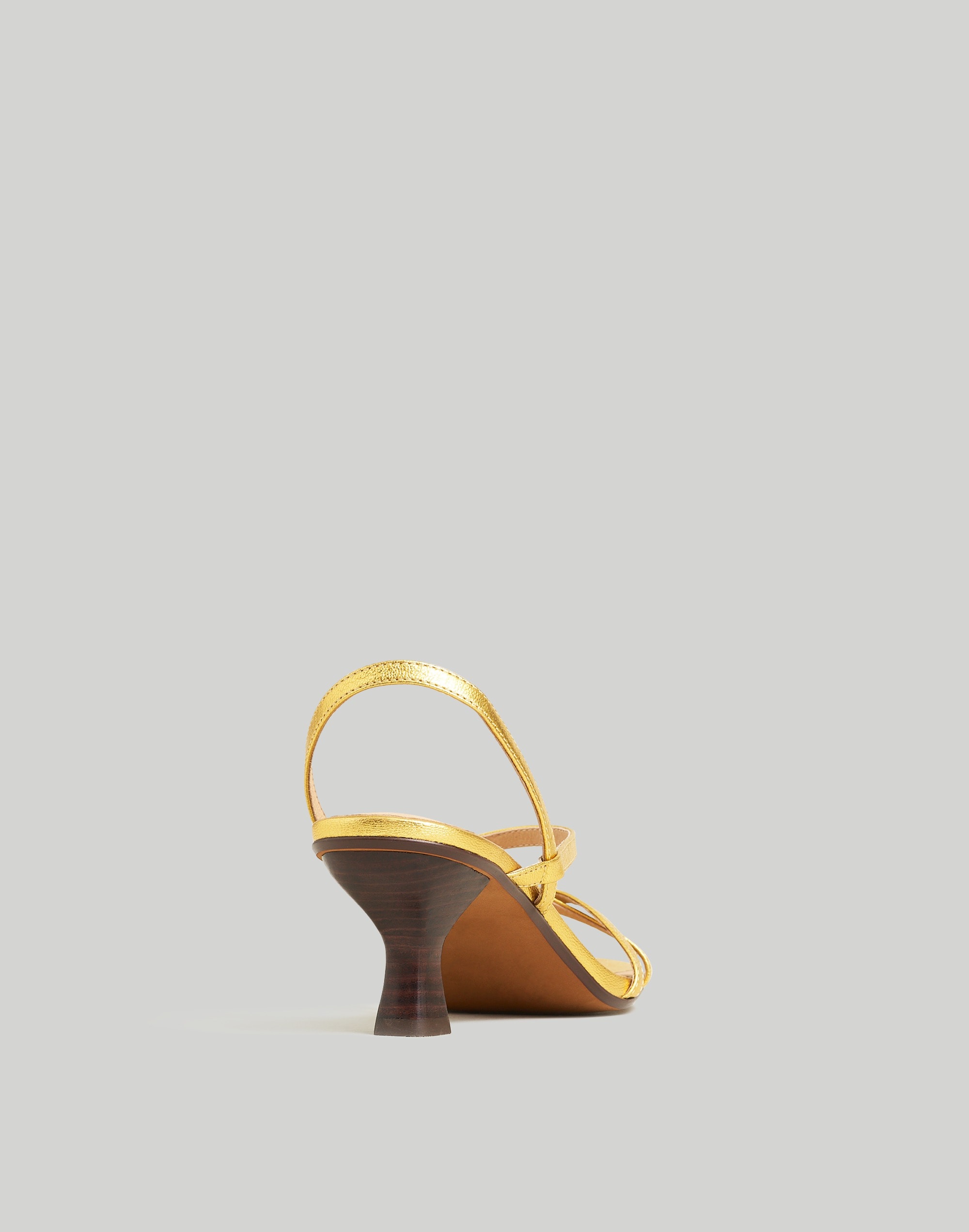 The Felicia Slingback Sandal in Metallic Felicia
