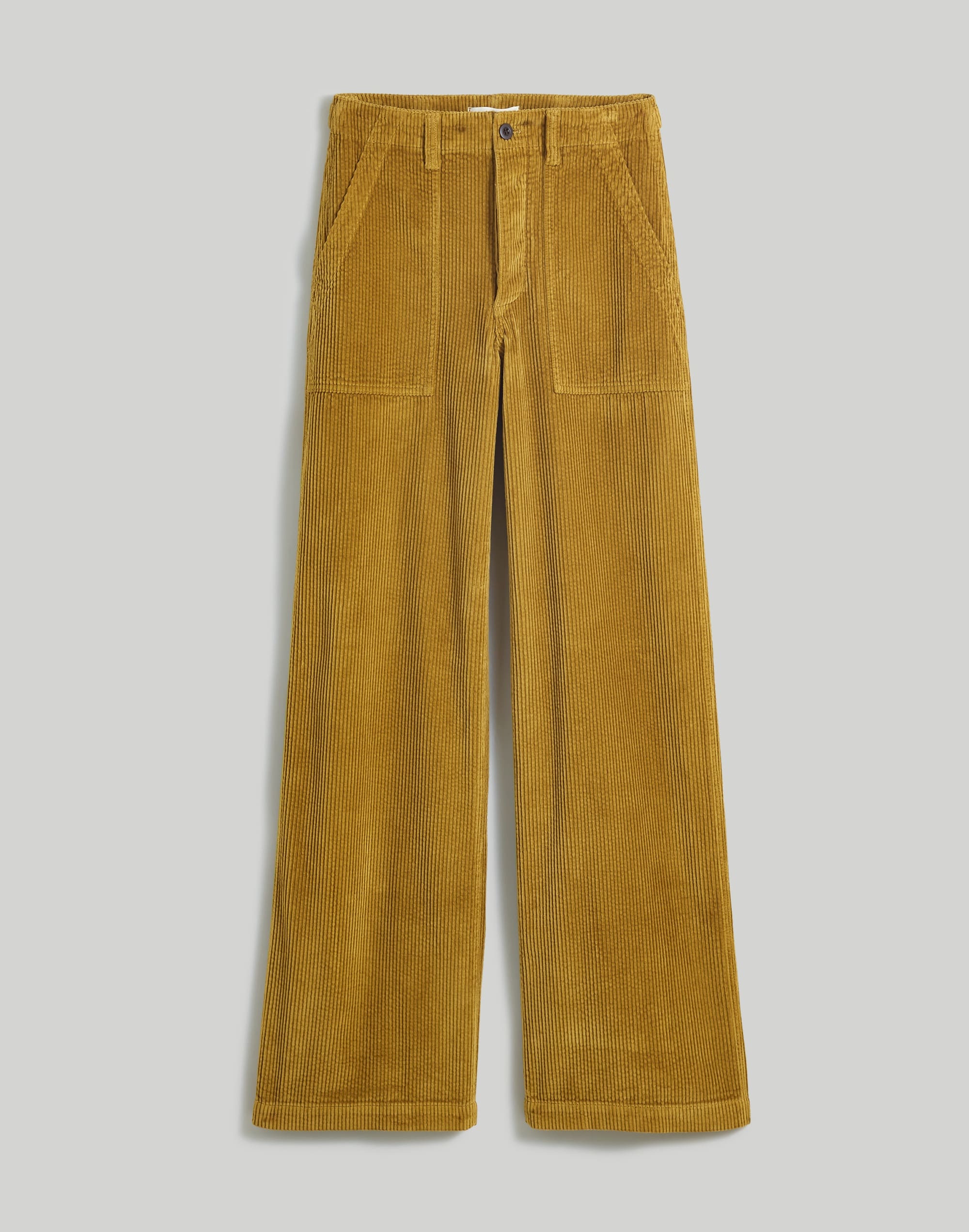 Griff Superwide-Leg Fatigue Cargo Pants in Garment-Dyed Corduroy