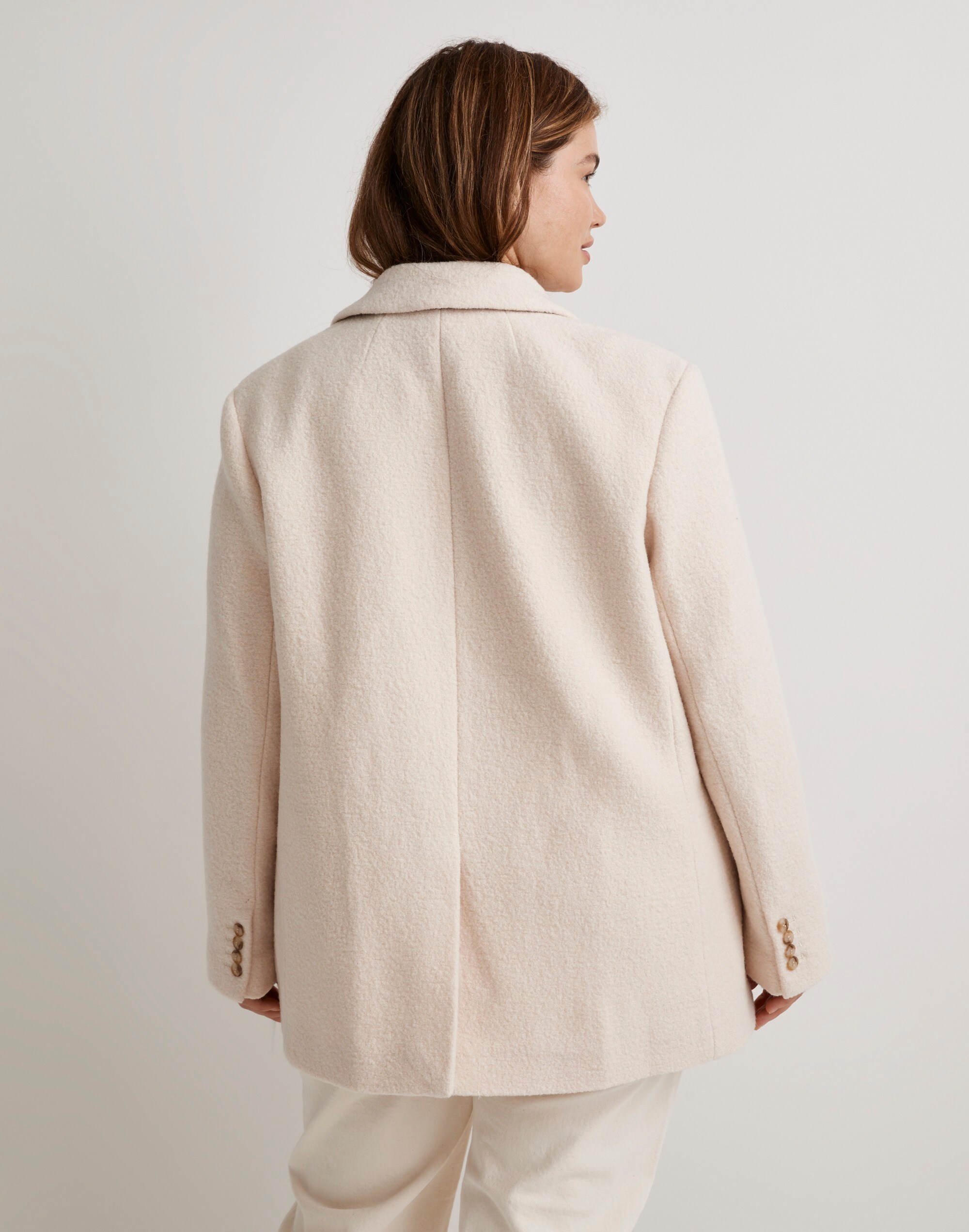 Plus Oversized Tuxedo Coat