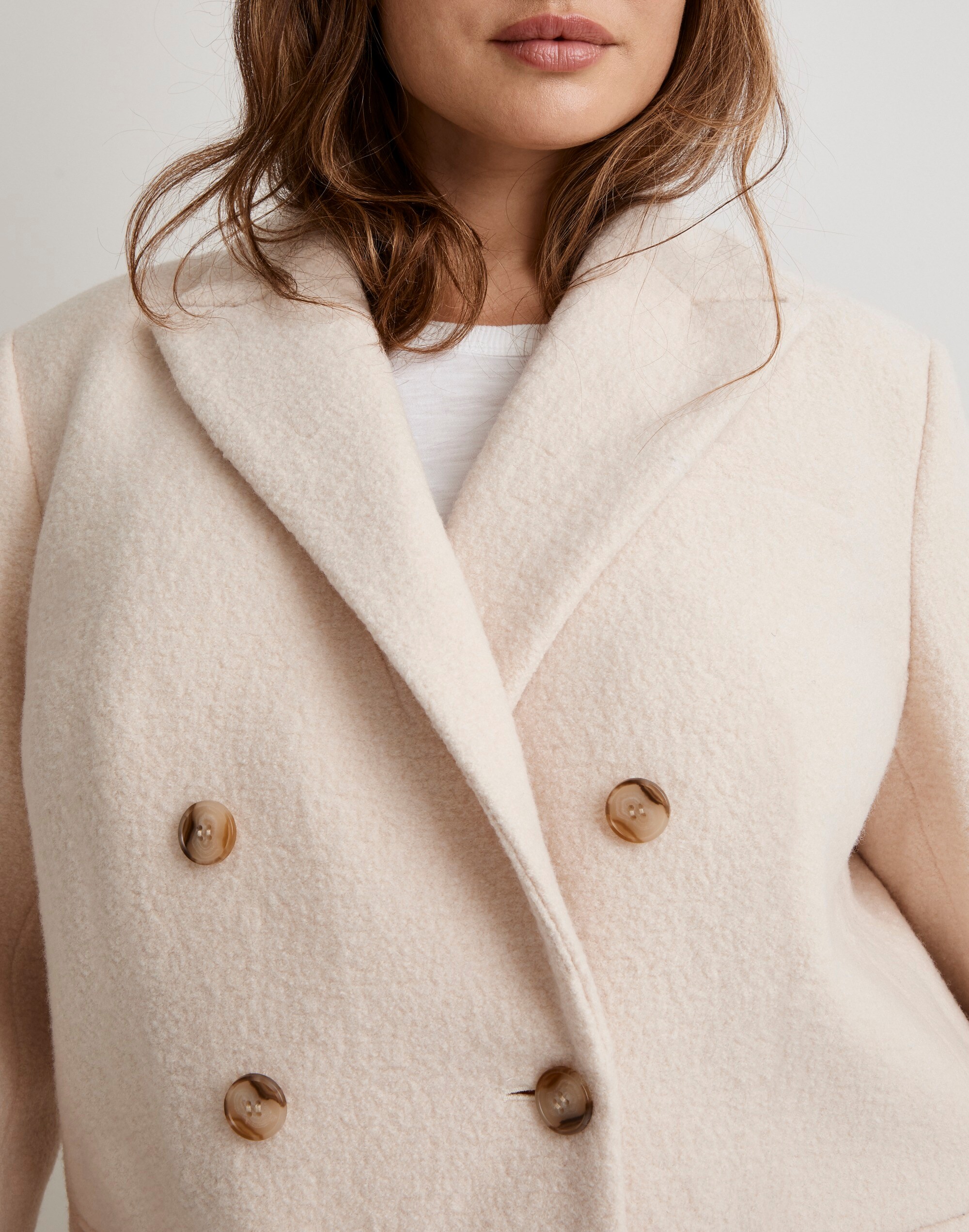 Plus Oversized Tuxedo Coat