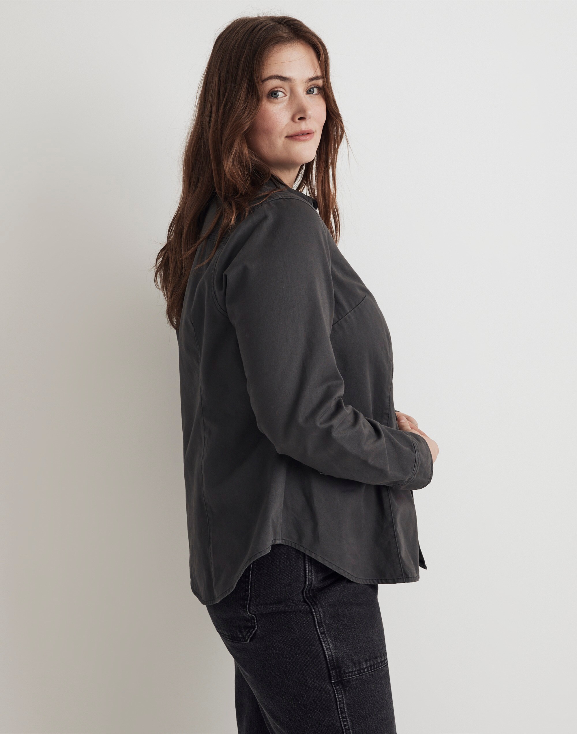 PLUS Darted Button-Up Shirt in (Re)generative Chino